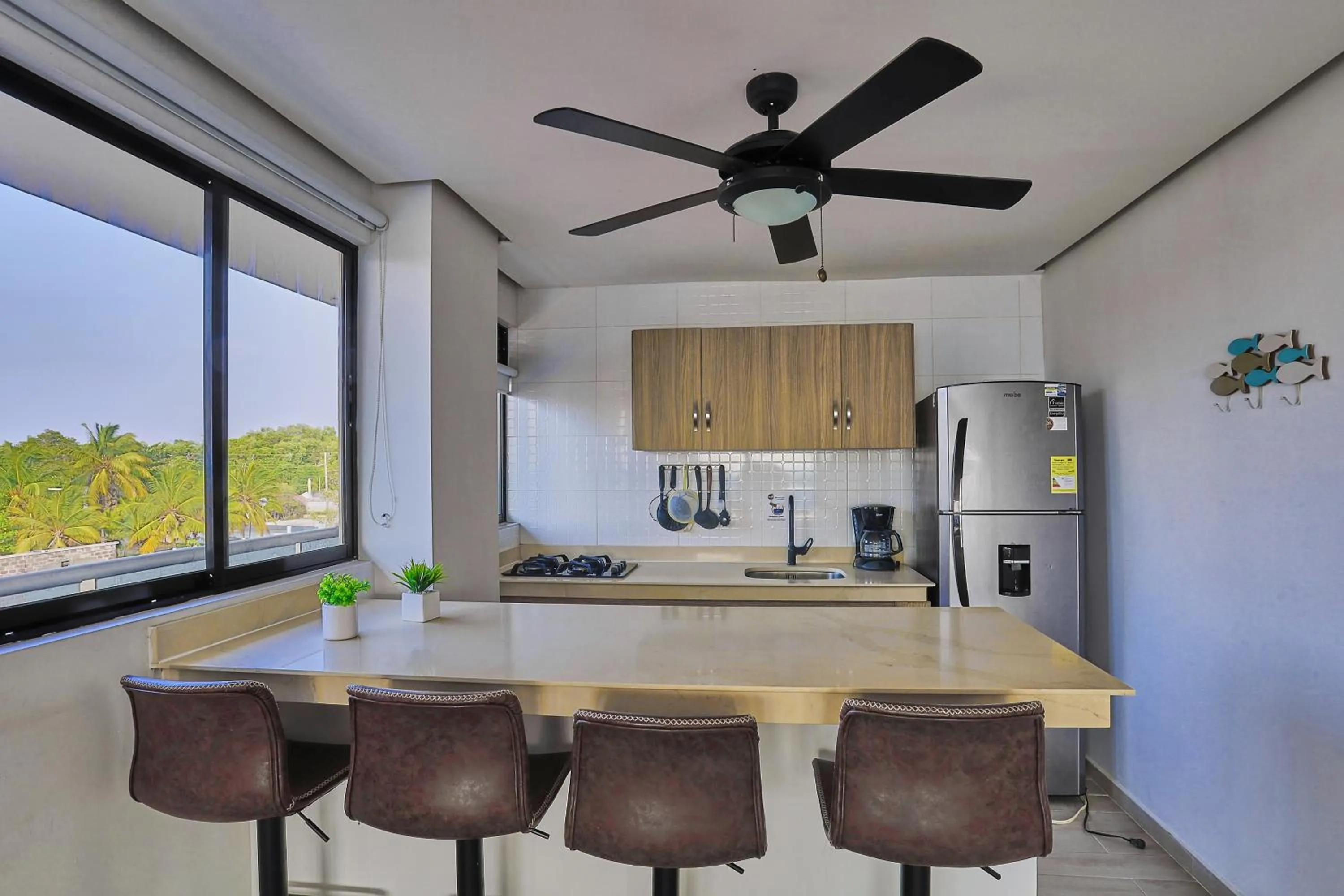 Kitchen or kitchenette in Camino Palmero Coveñas