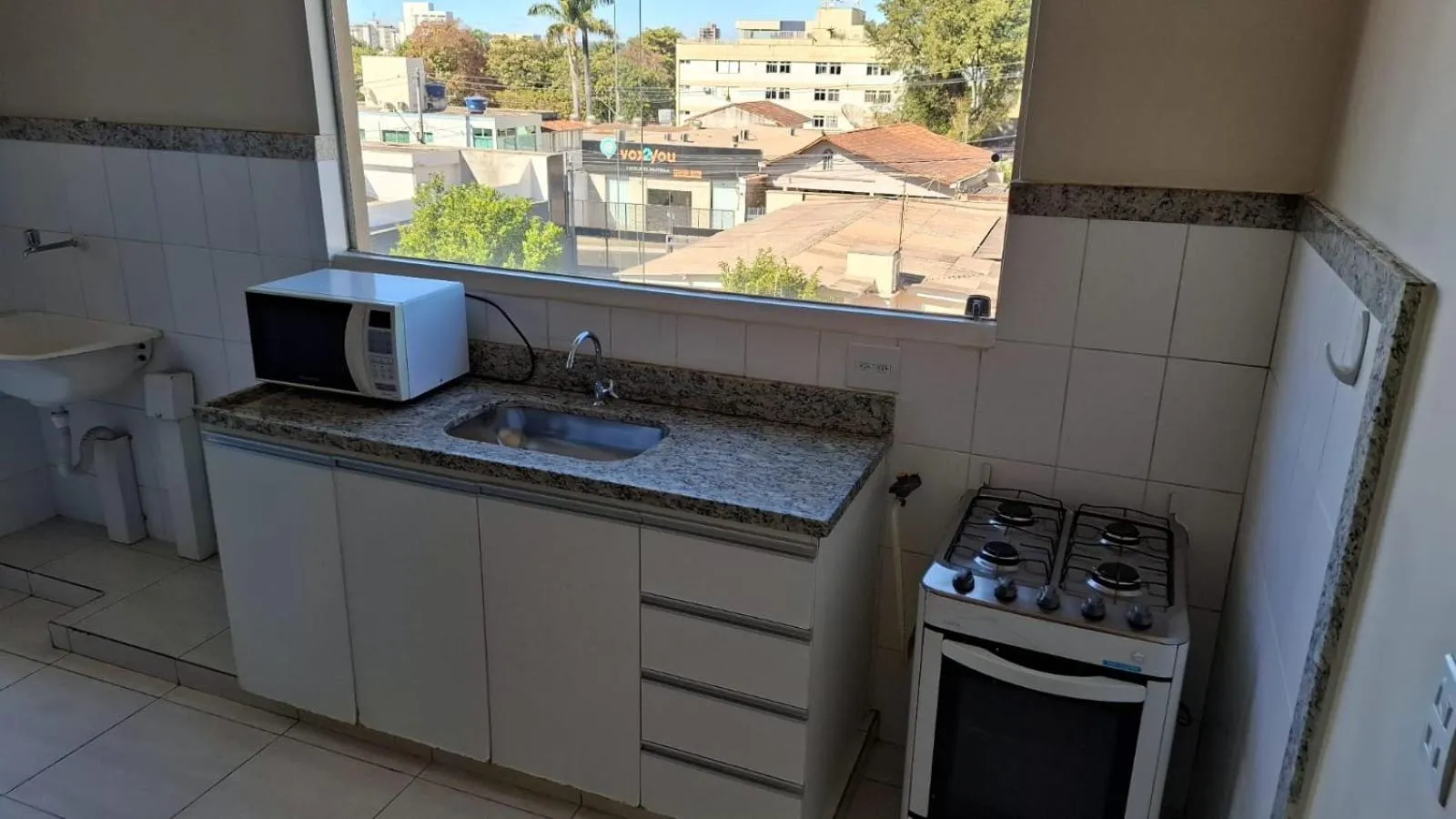 Kitchen or kitchenette in Rivello Apart Hotel