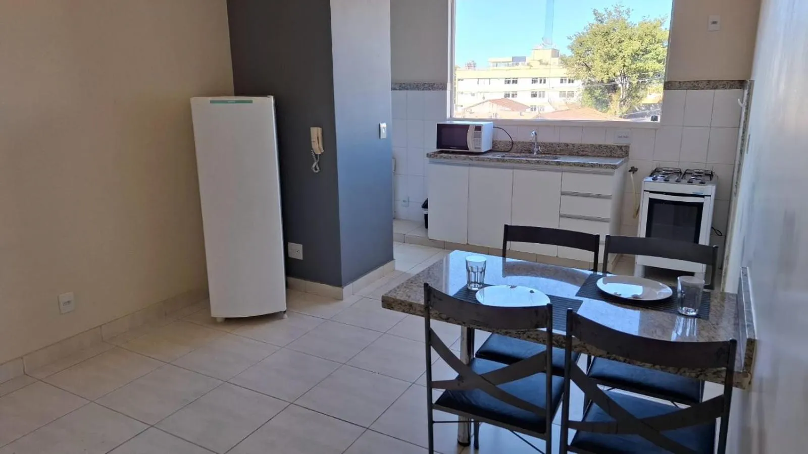 Kitchen or kitchenette in Rivello Apart Hotel