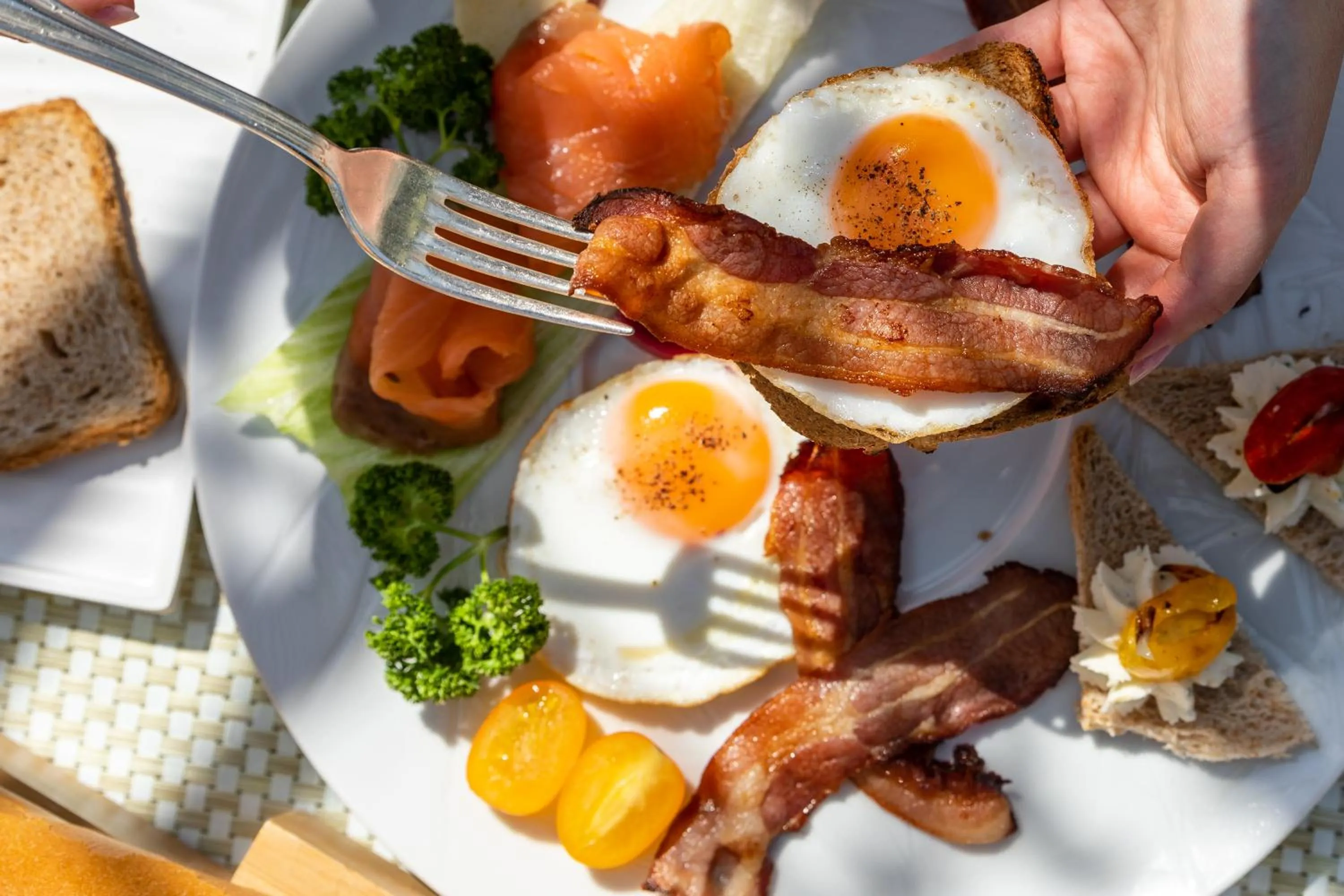 Food and drinks in Hotel Aquila D'Oro Desenzano