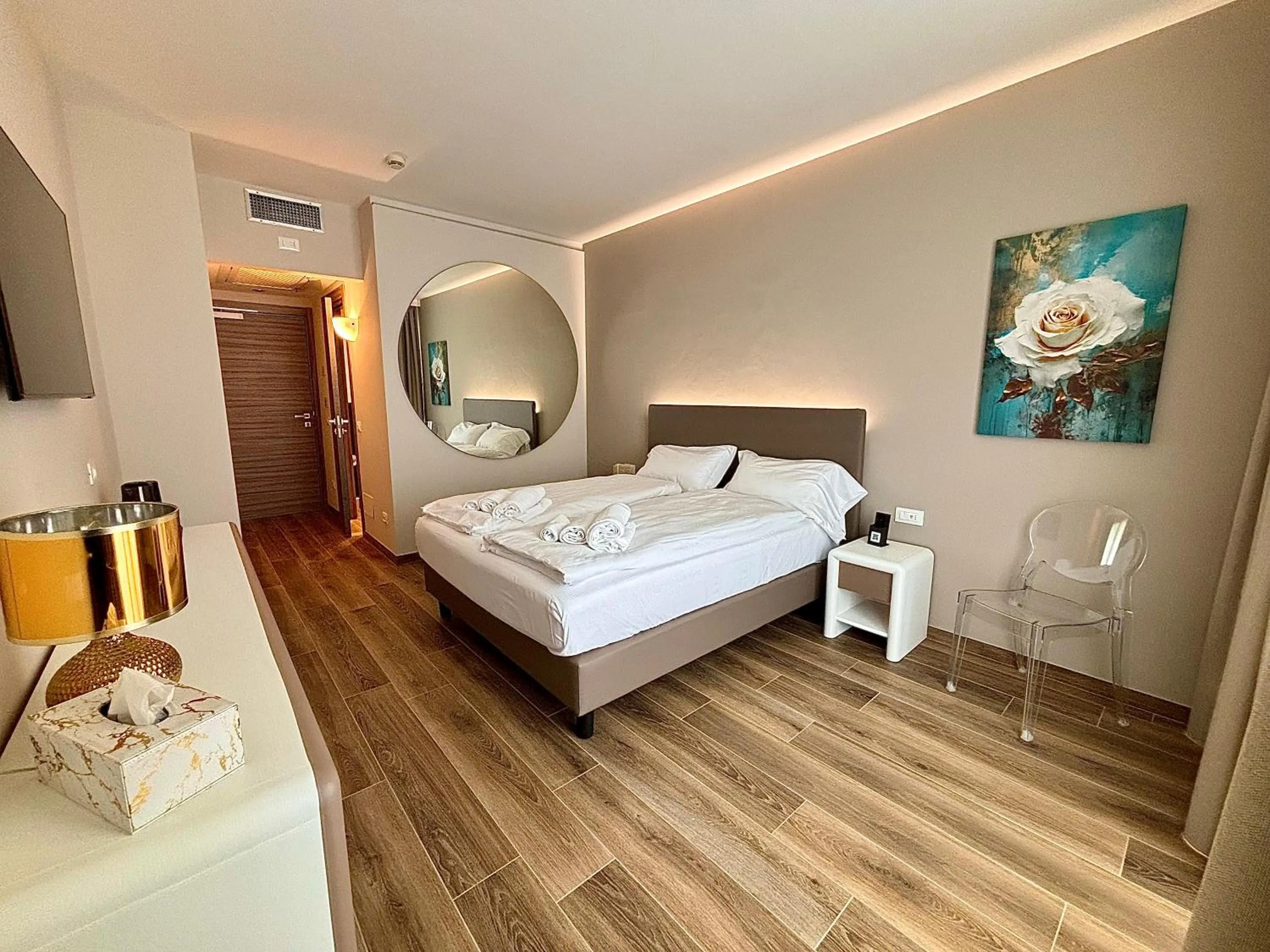 Bed in Hotel Aquila D'Oro Desenzano