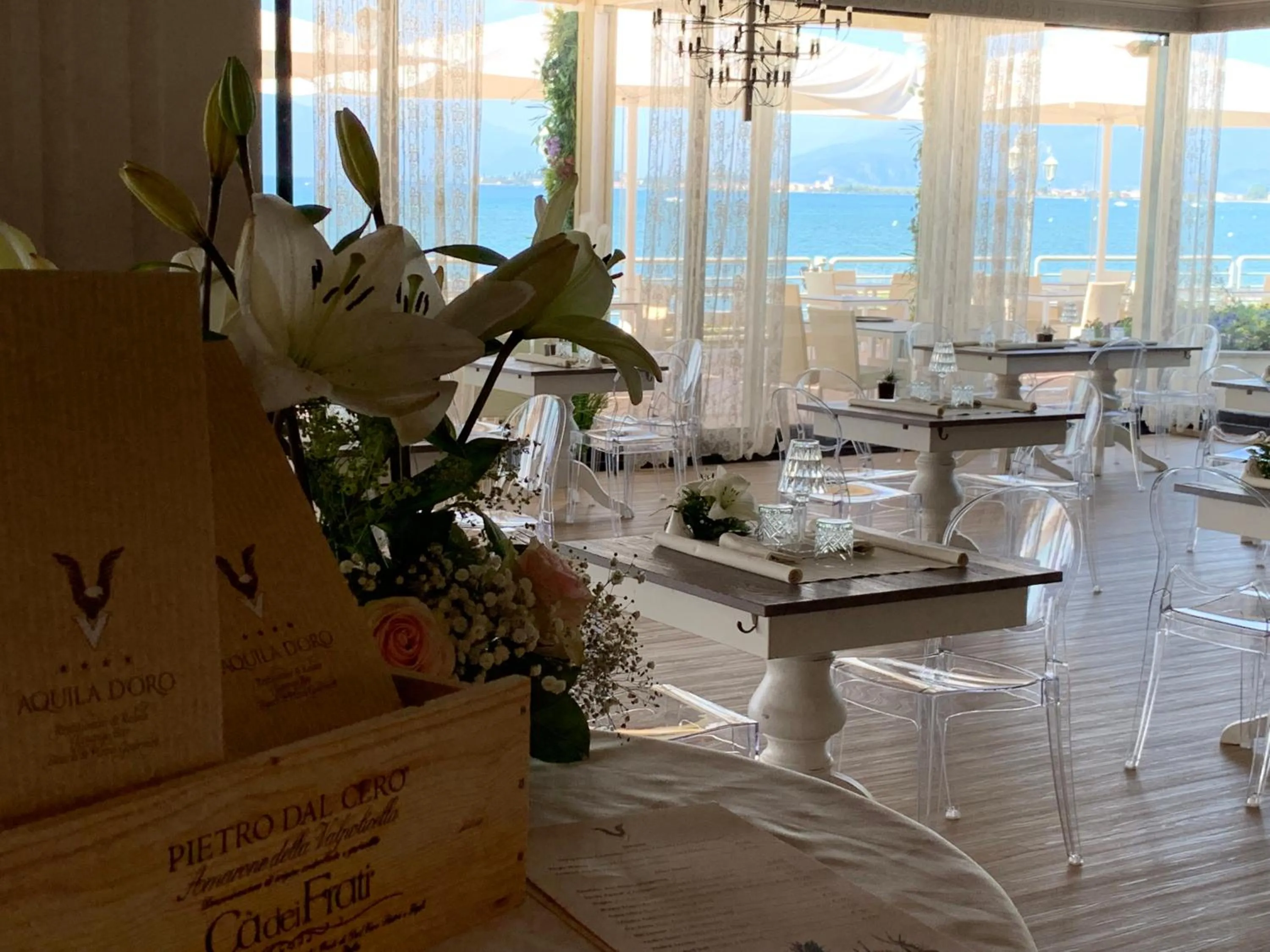 Restaurant/places to eat in Hotel Aquila D'Oro Desenzano