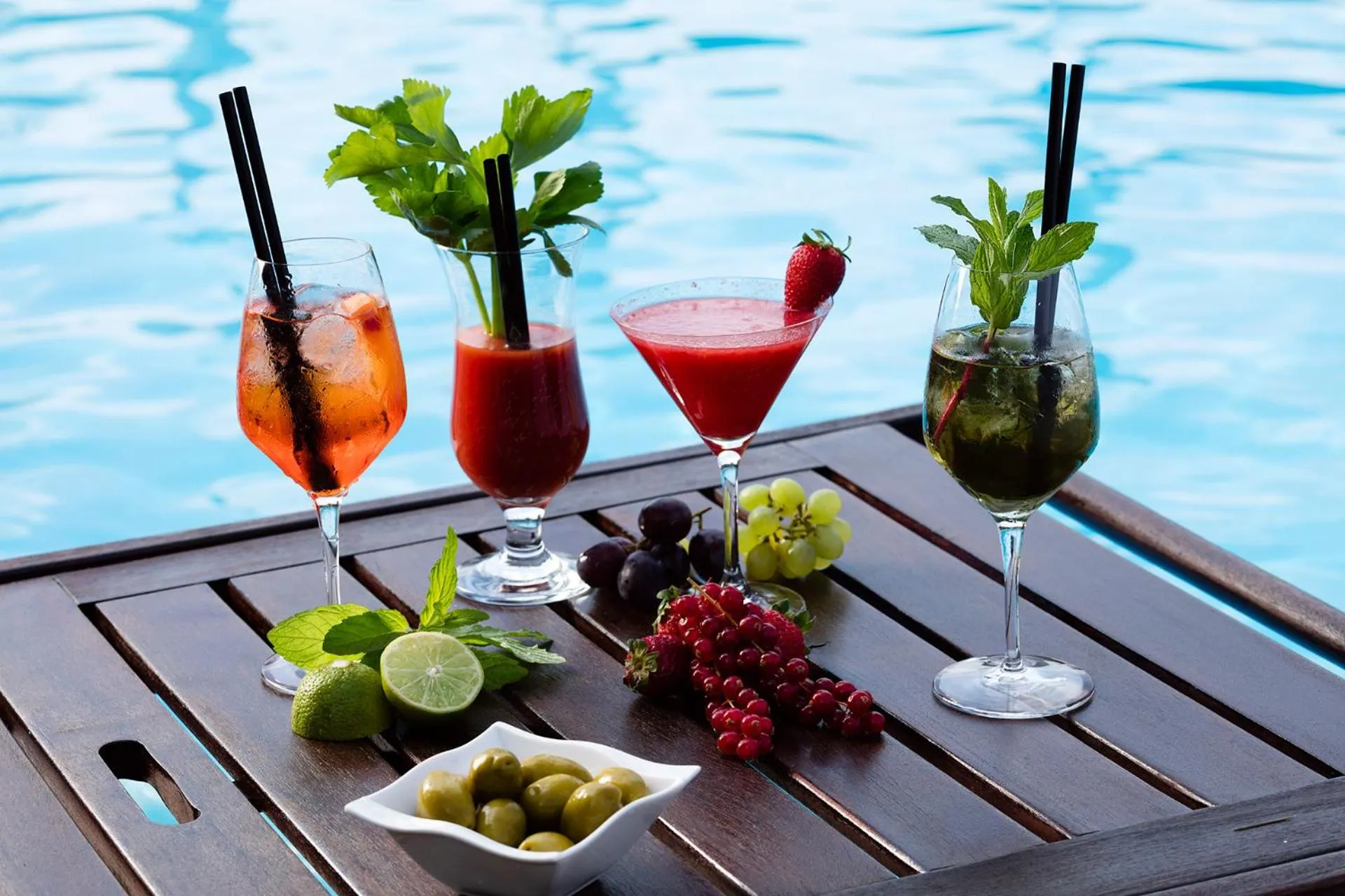 Food and drinks in Hotel Aquila D'Oro Desenzano
