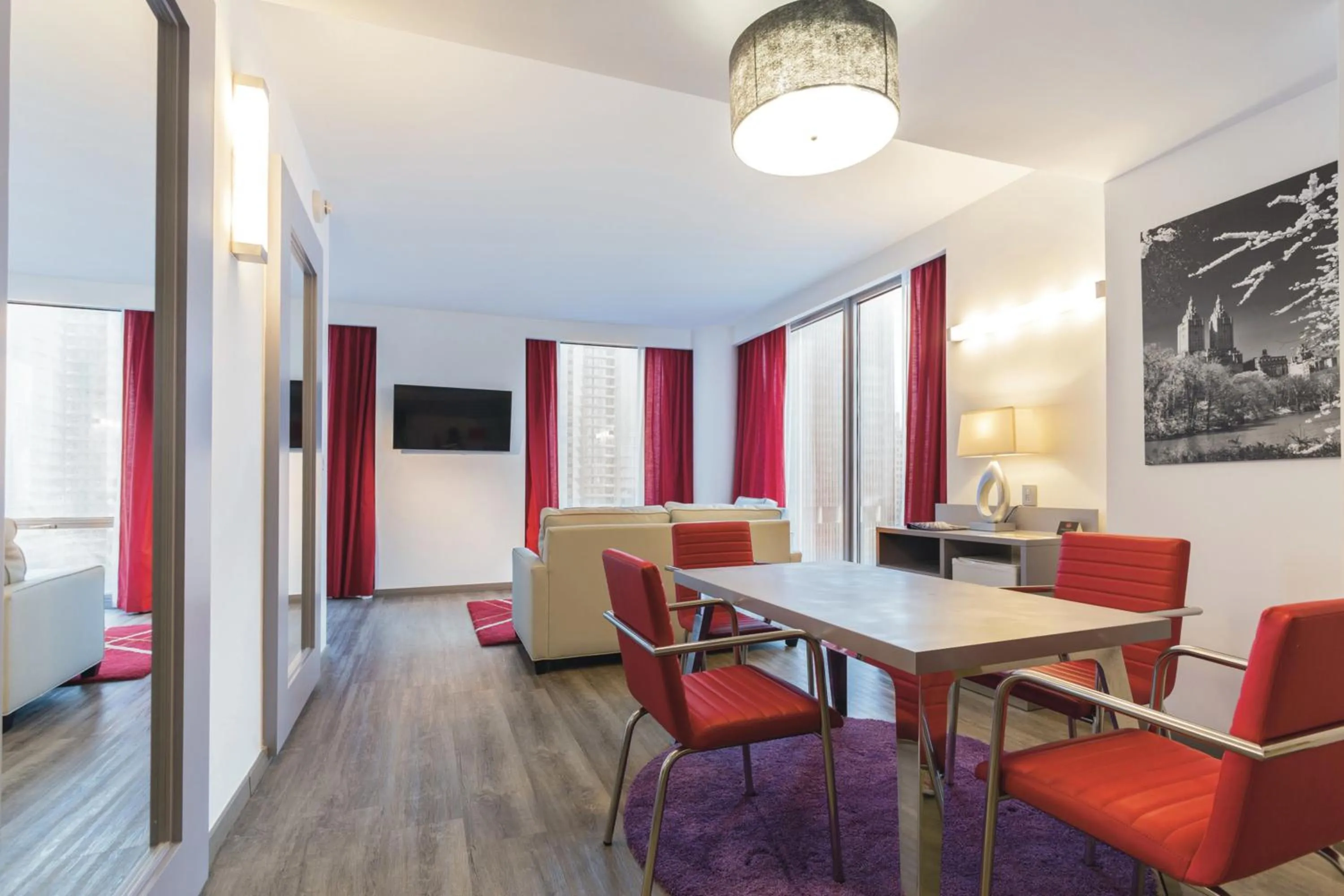 Living room in Riu Plaza New York Times Square