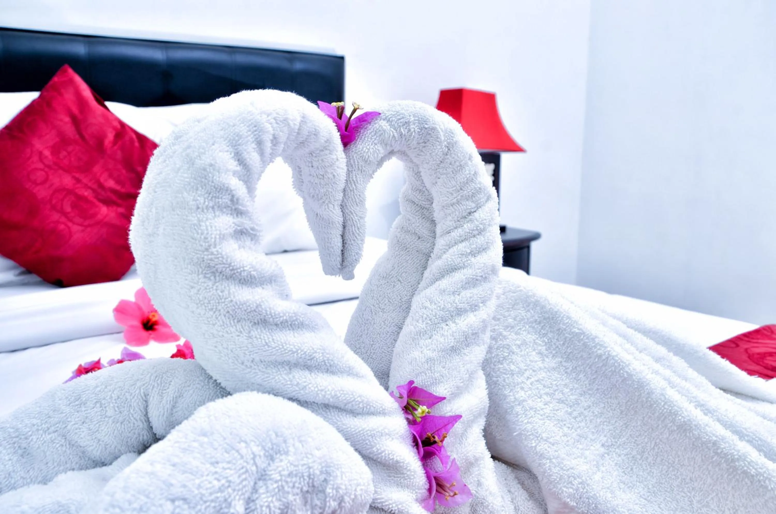 Decorative detail, Bed in Palm Garden Bali