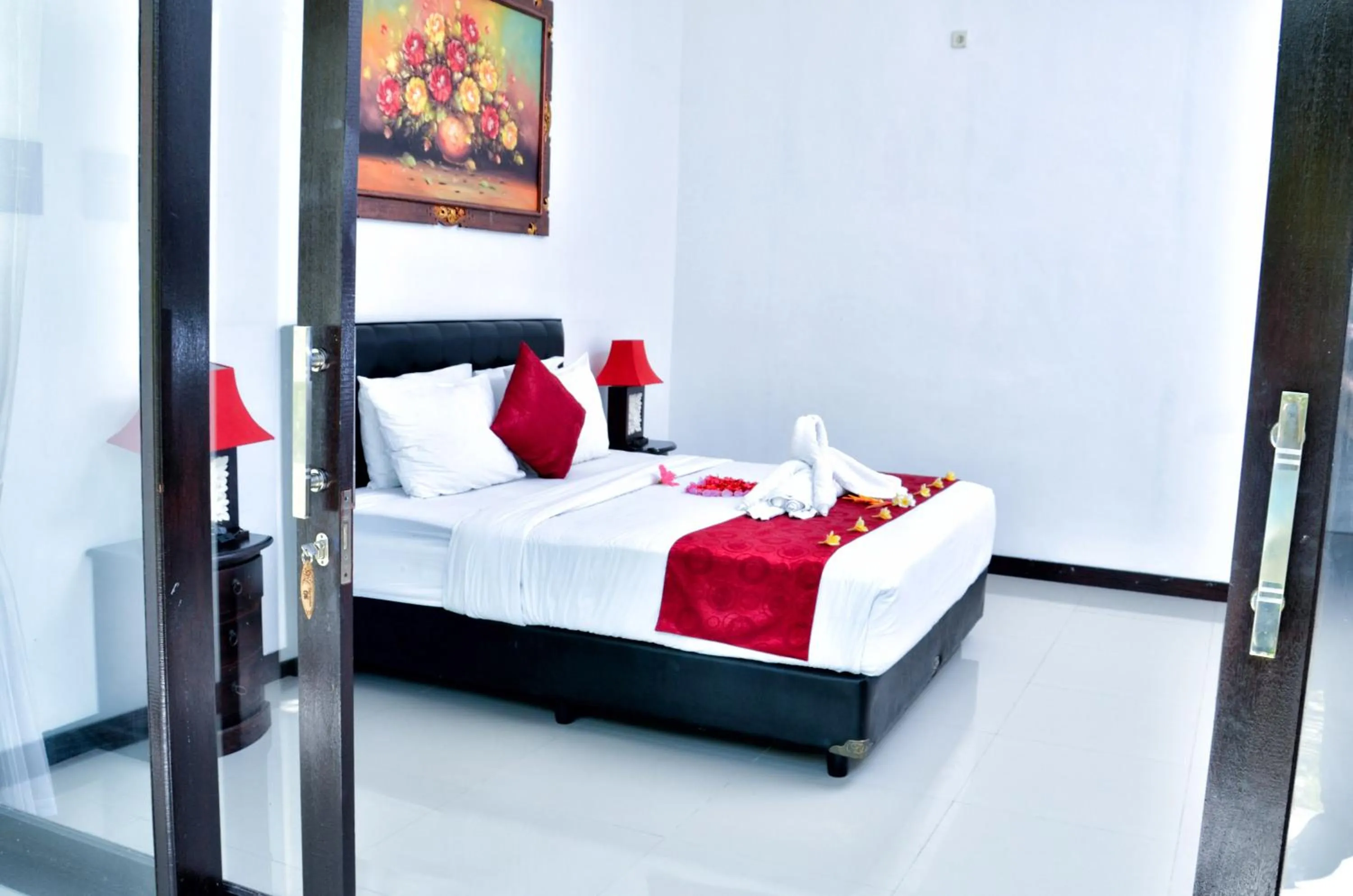 Bedroom, Bed in Palm Garden Bali