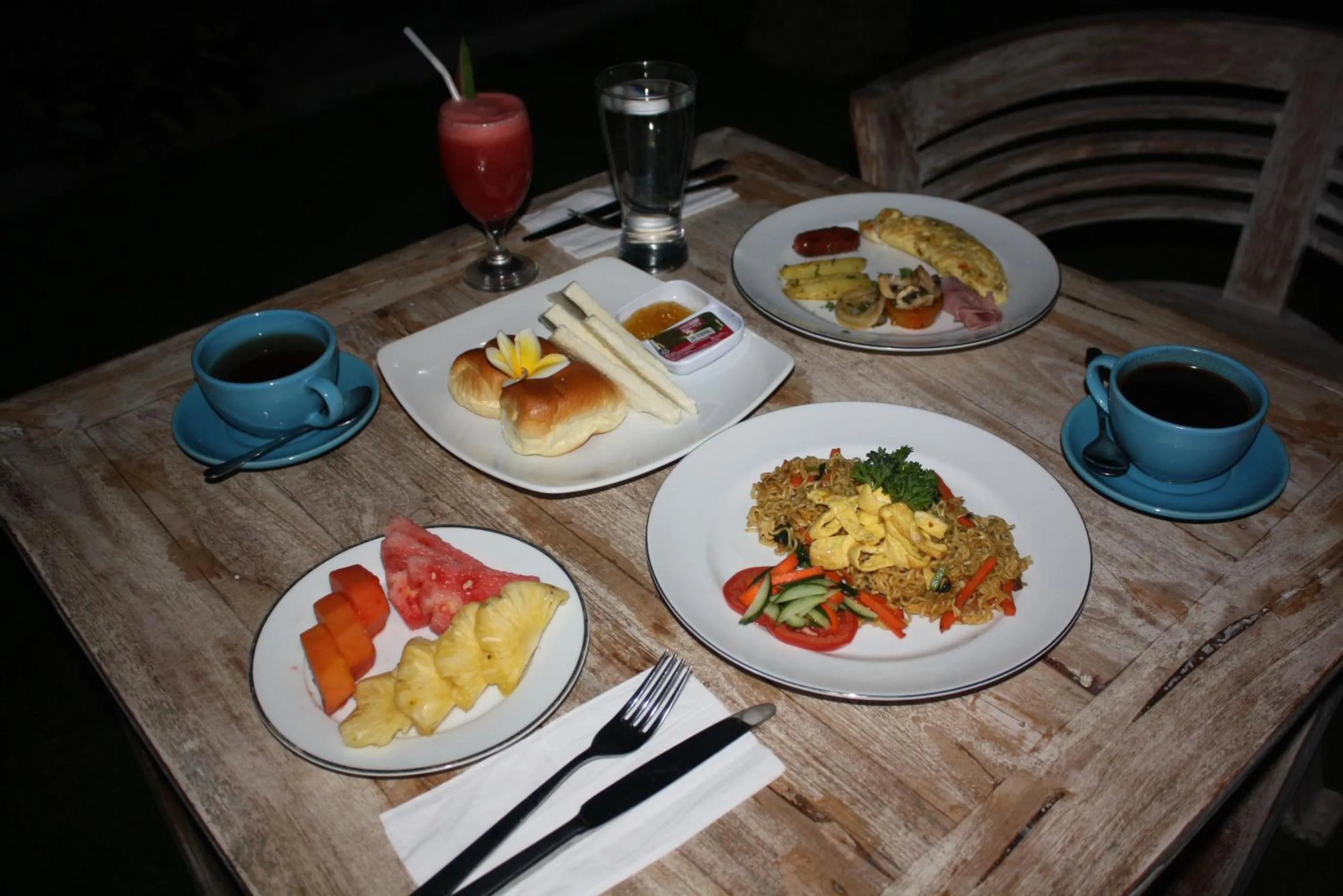 Dinner in Palm Garden Bali