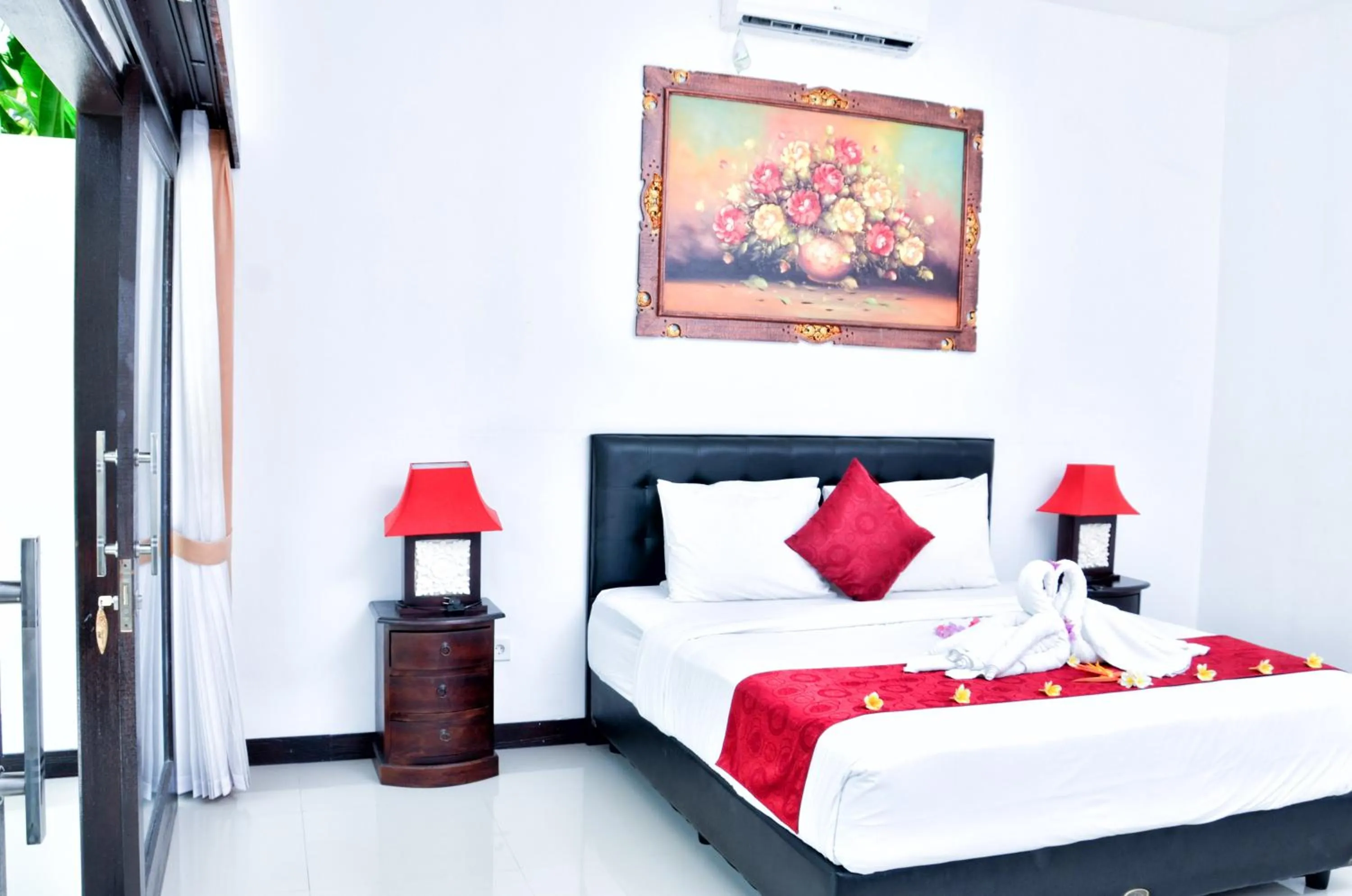 Bedroom, Bed in Palm Garden Bali