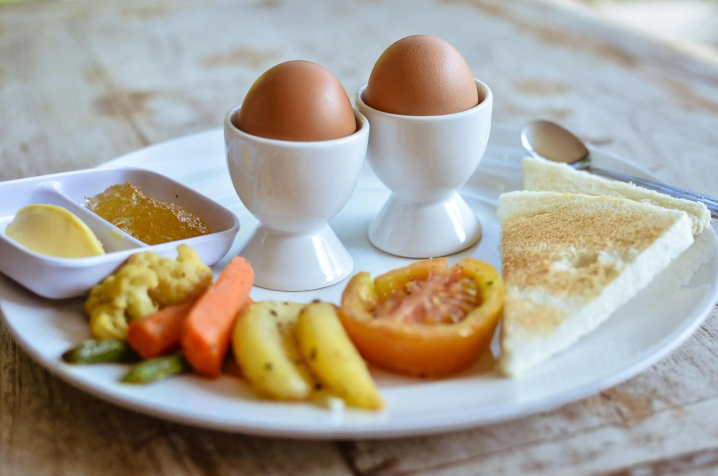 Continental breakfast in Palm Garden Bali