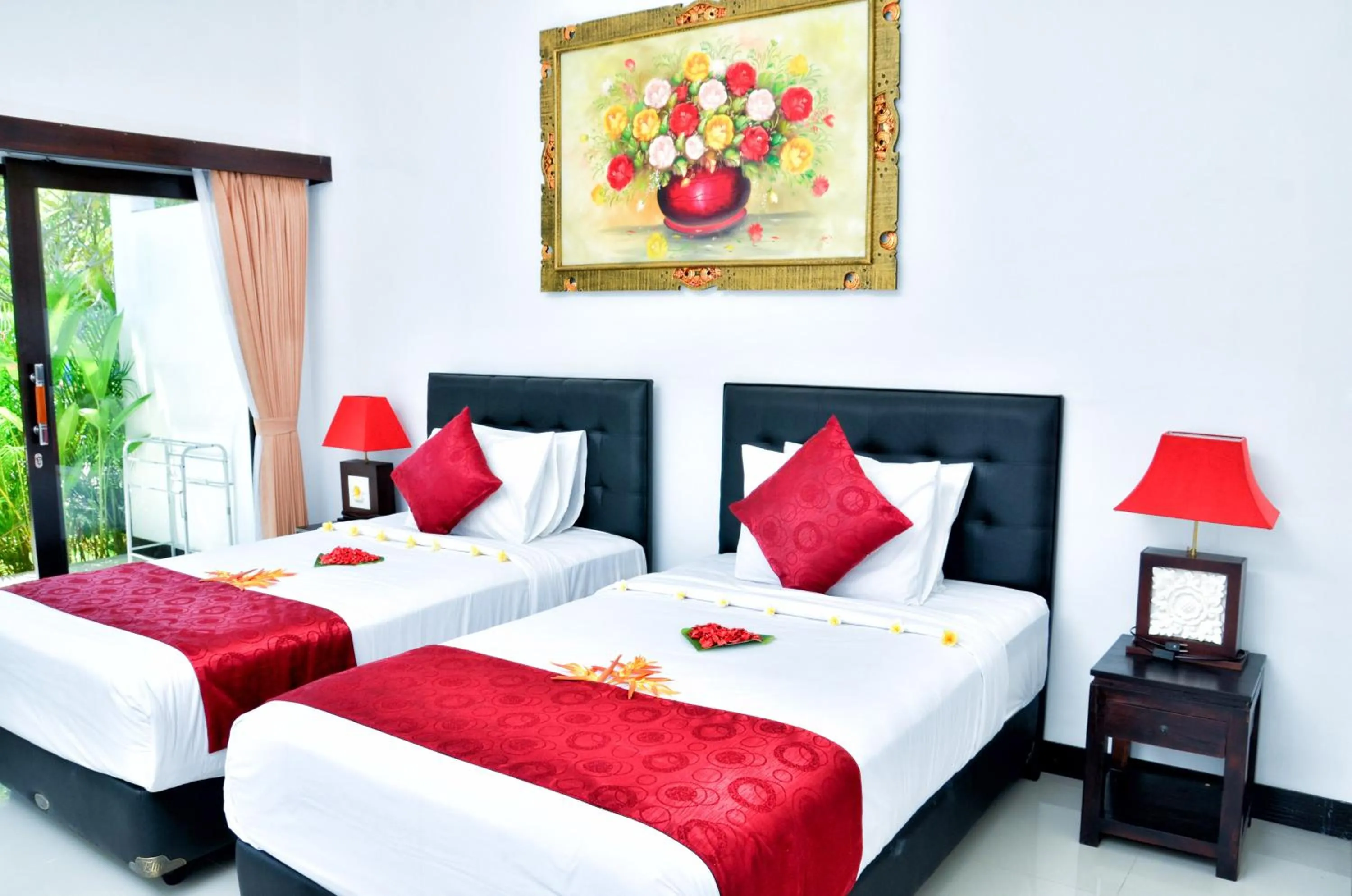 Bedroom, Bed in Palm Garden Bali