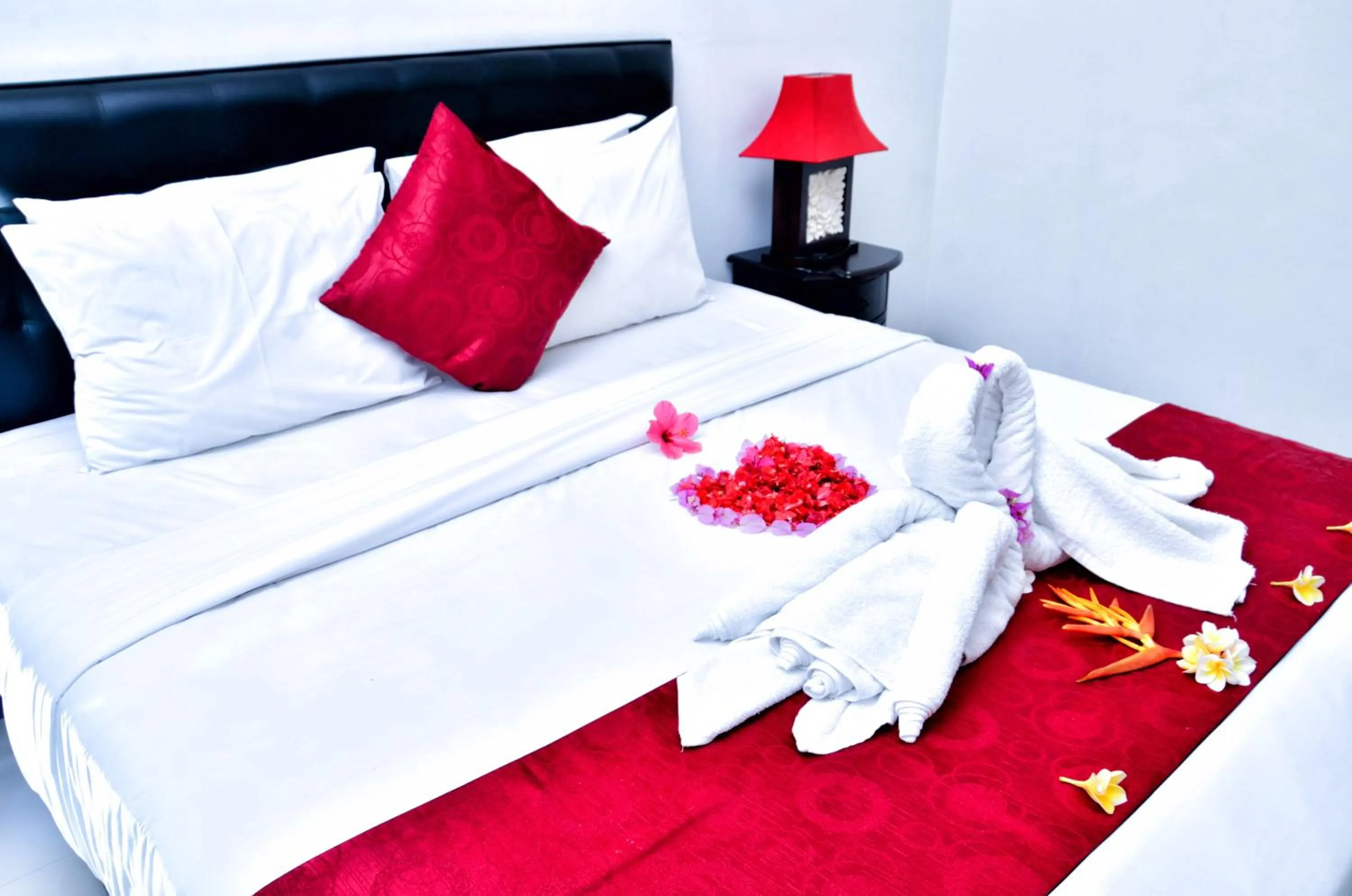 Bedroom, Bed in Palm Garden Bali