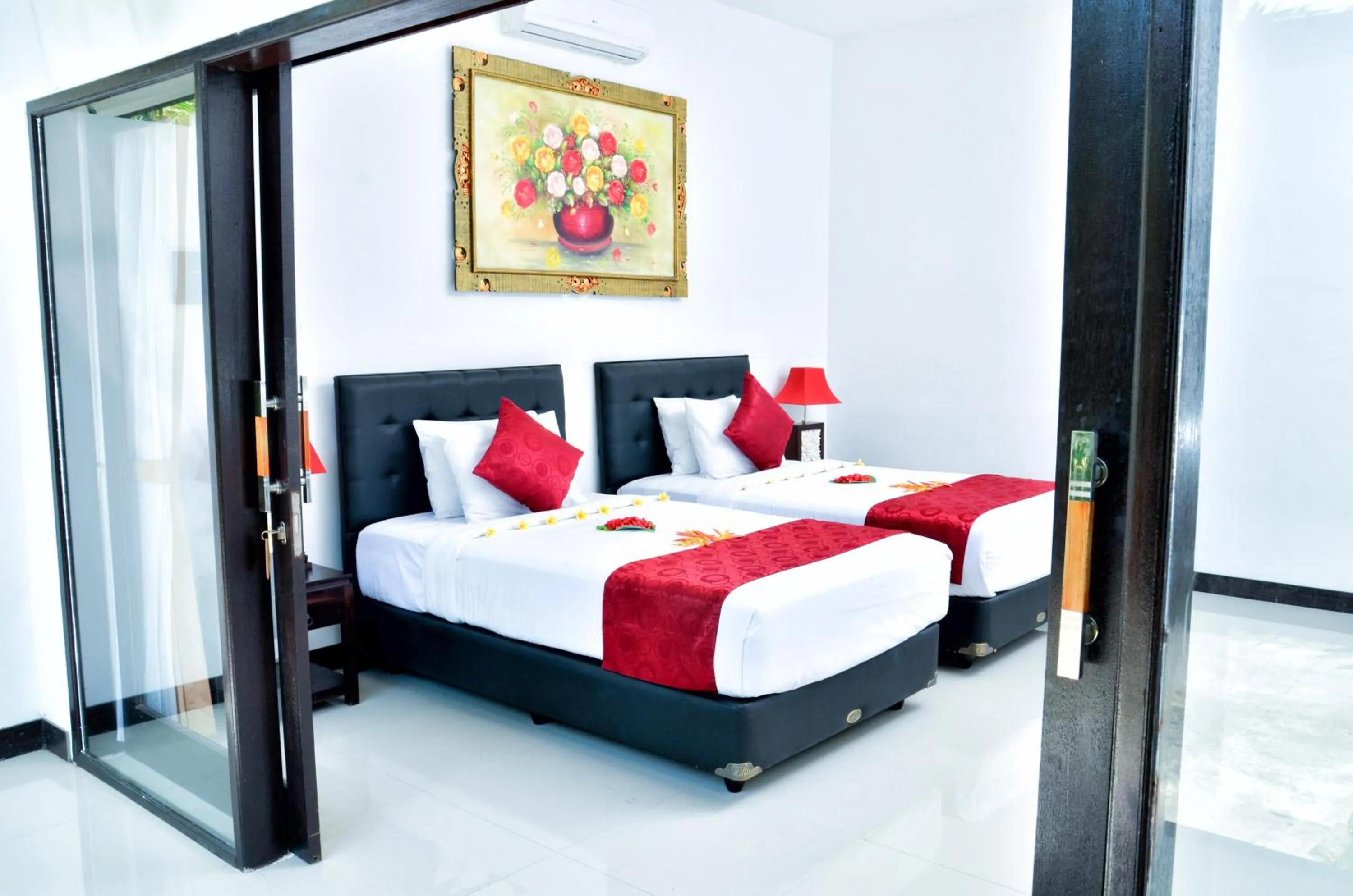 Bedroom, Bed in Palm Garden Bali