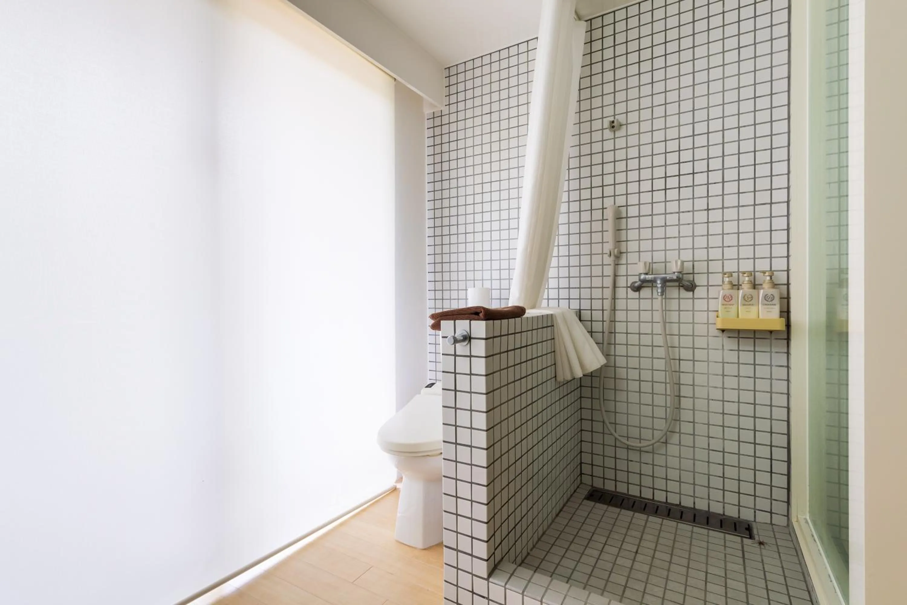 Shower in E-horizon Resort Condominium Sesoko