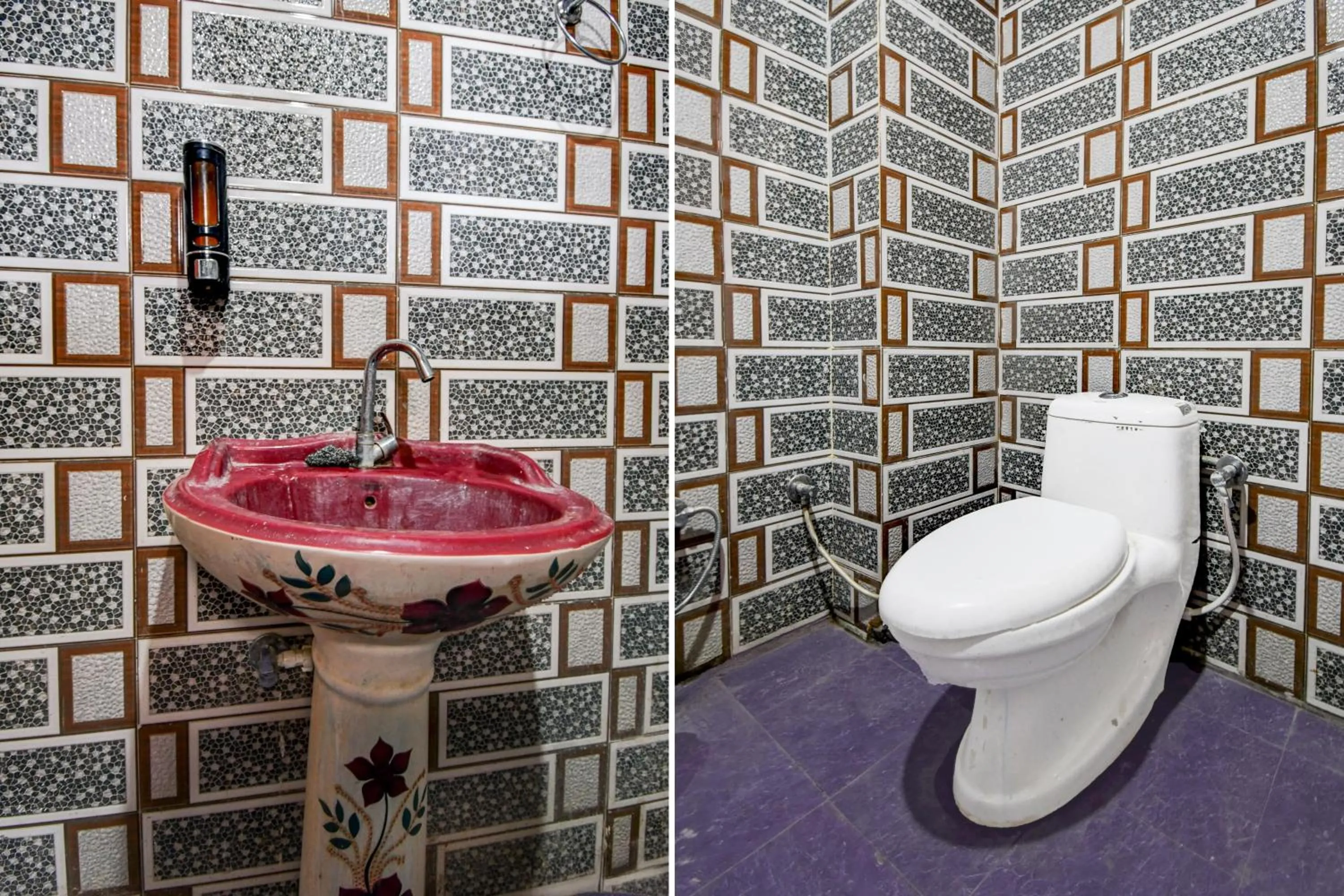 Bathroom in Hotel O Shri Balaji Marriage Lawn And Hotel
