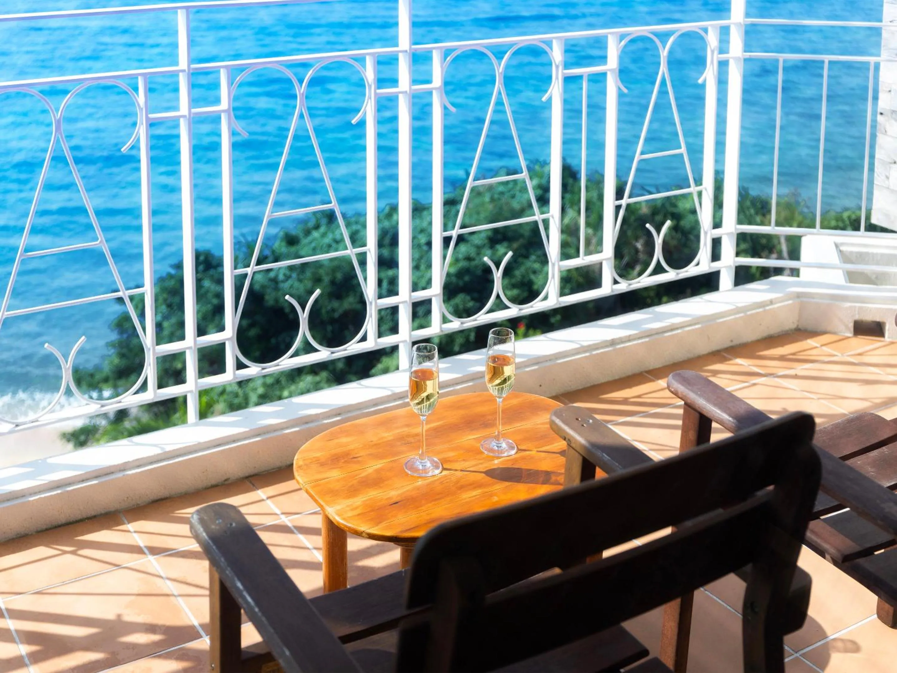 Sea view in Umi No Terrace Yomitan Toya