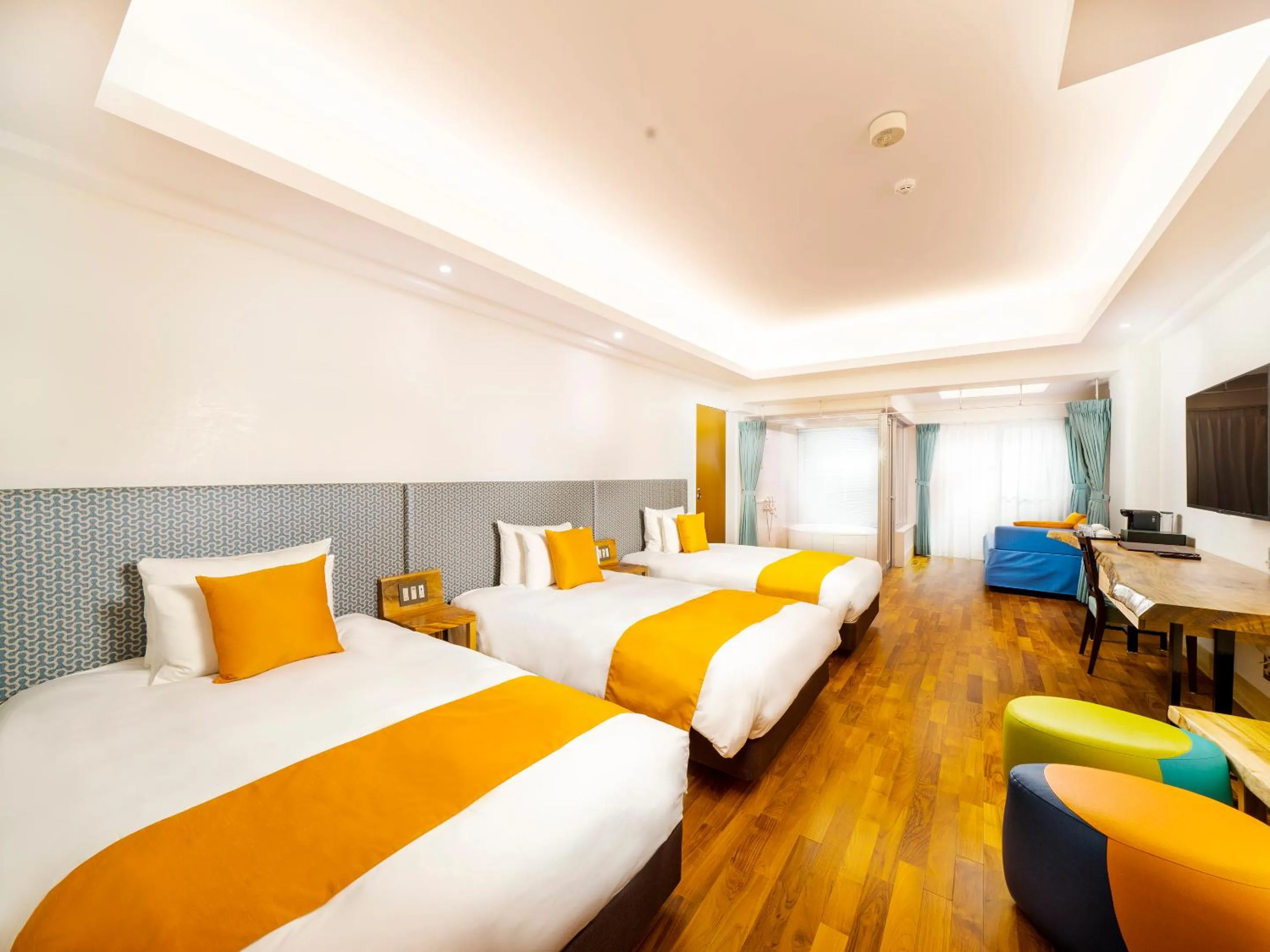 Photo of the whole room in Umi No Terrace Yomitan Toya