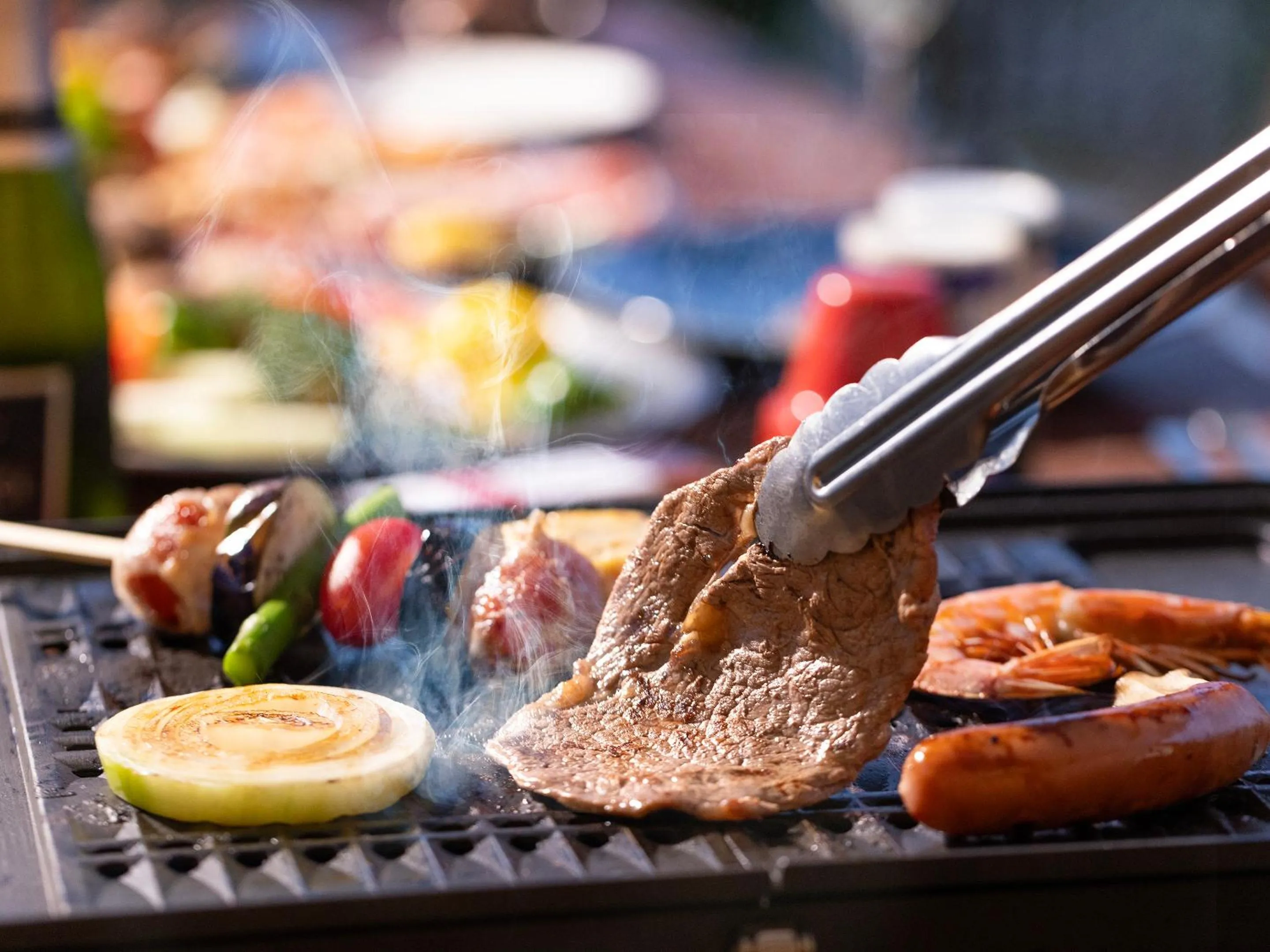 BBQ facilities in Umi No Terrace Yomitan Toya