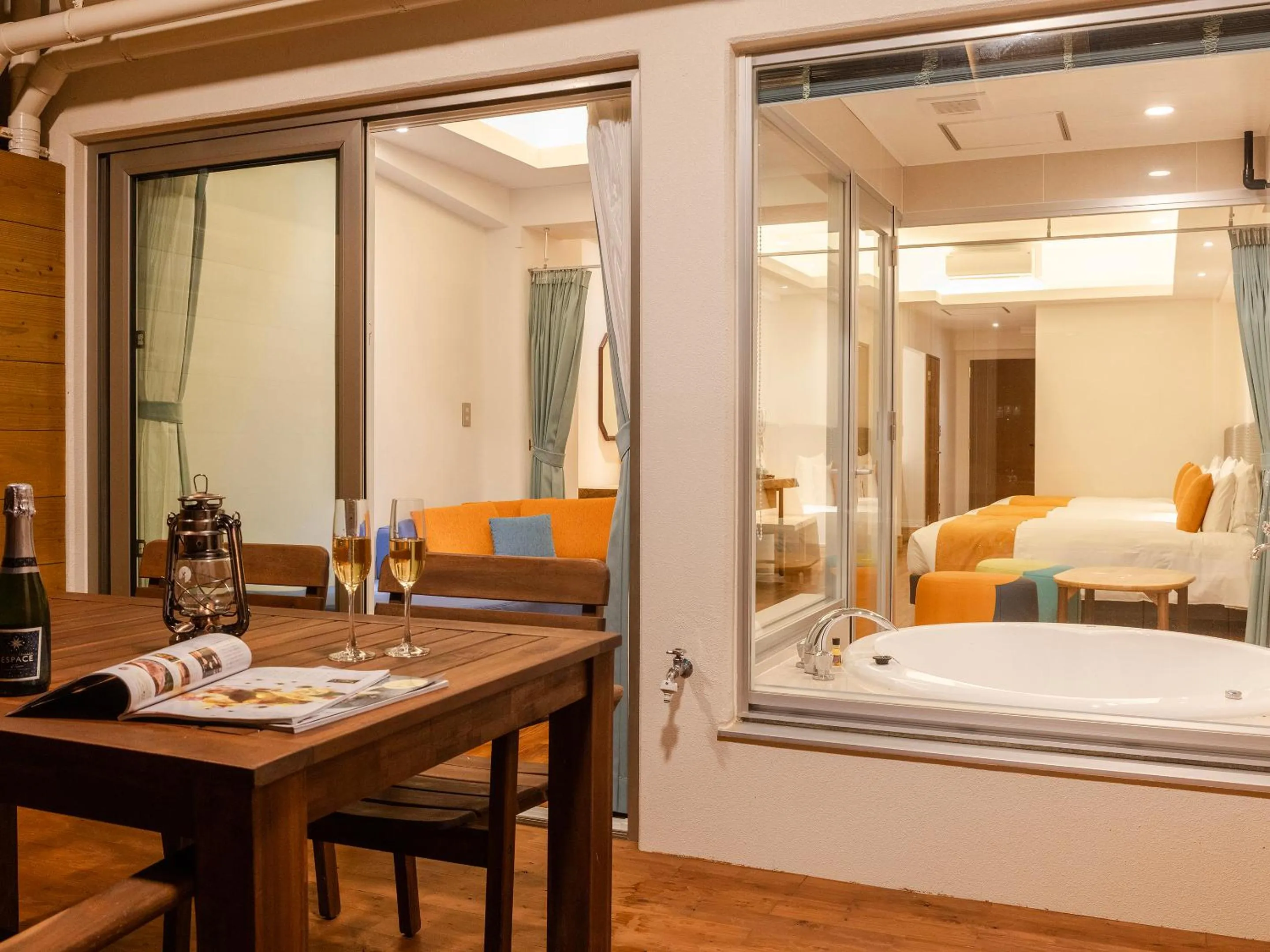 Photo of the whole room in Umi No Terrace Yomitan Toya