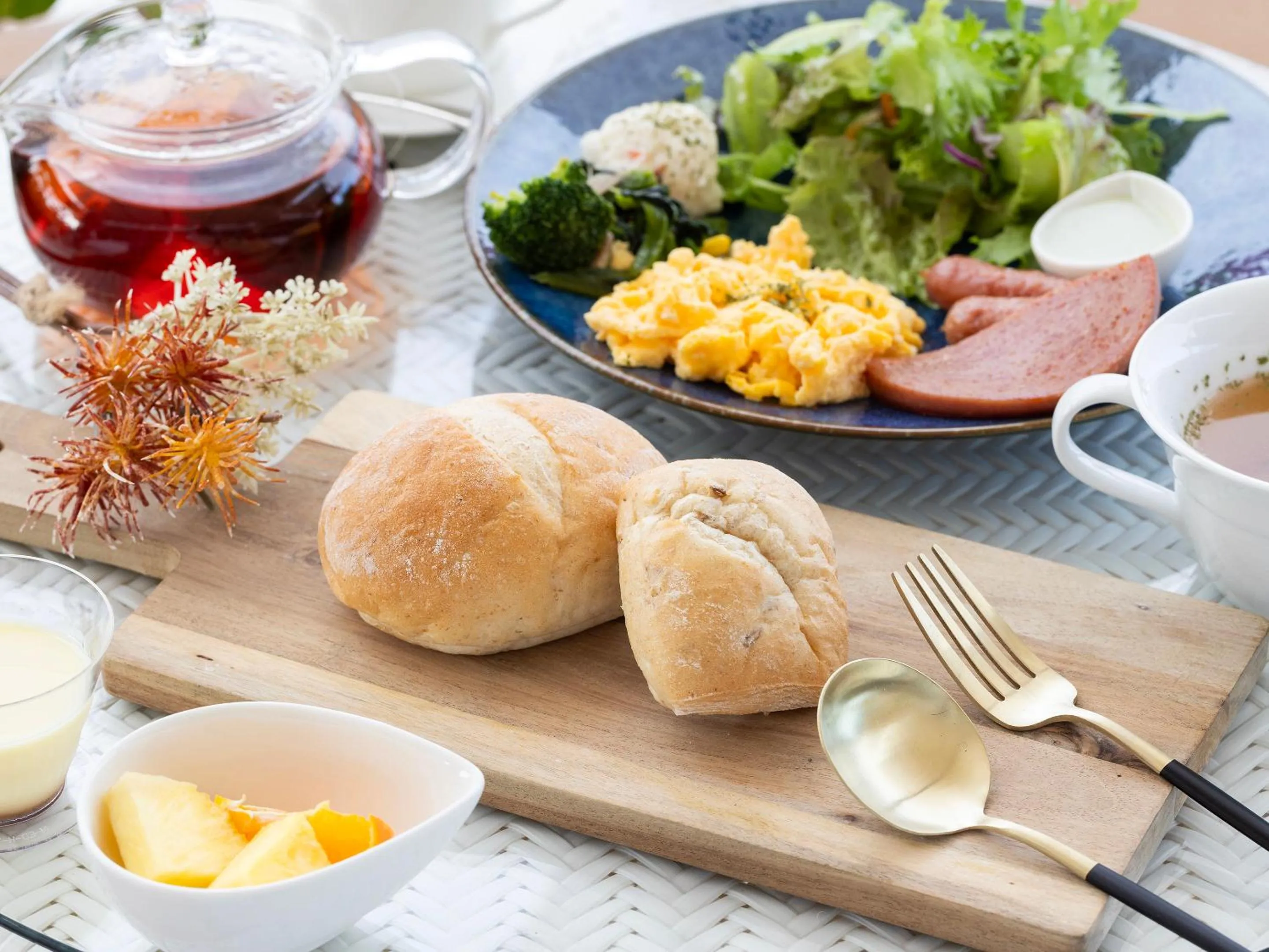 Breakfast in Umi No Terrace Yomitan Toya