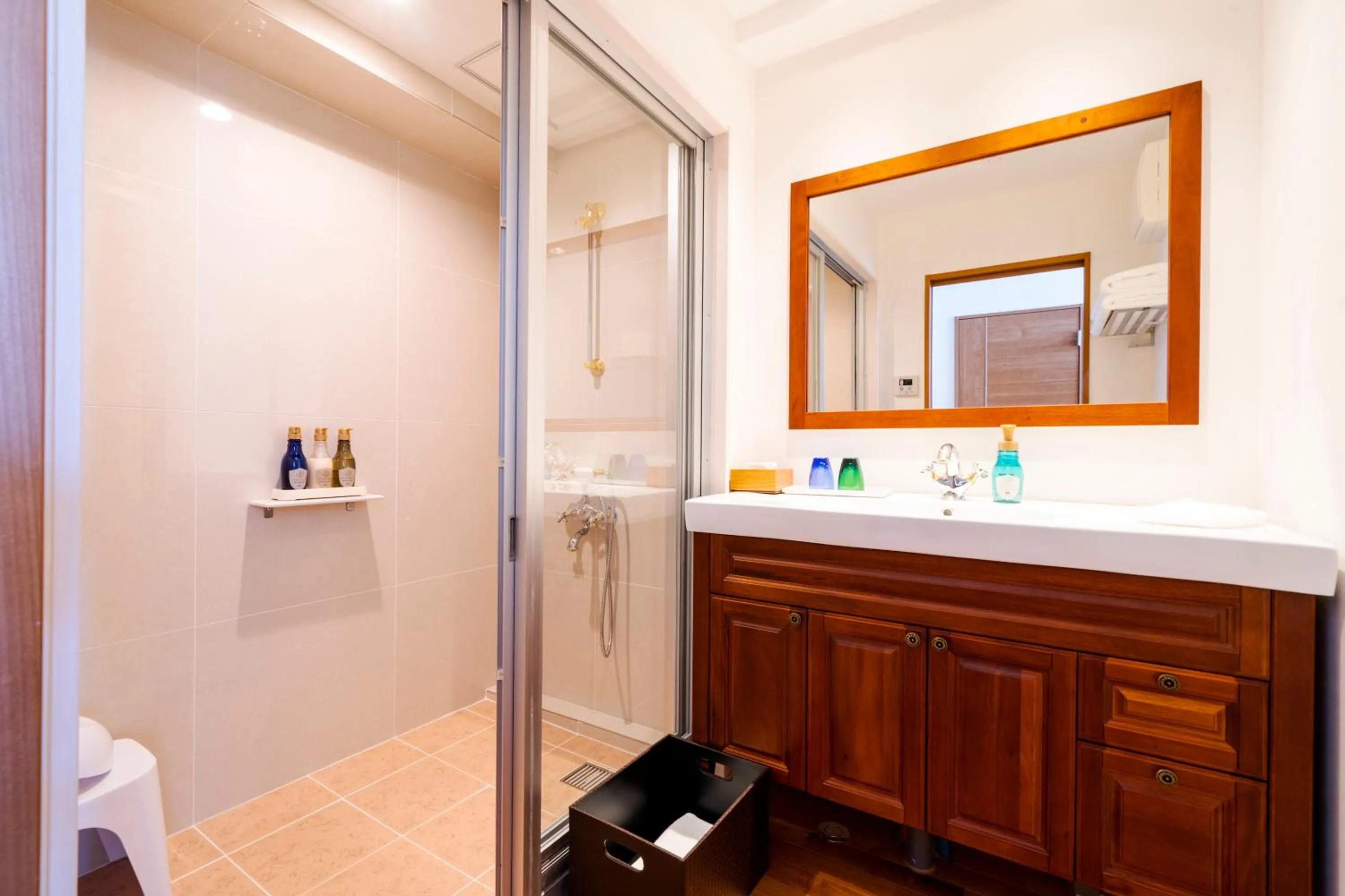 Bathroom in Umi No Terrace Yomitan Toya