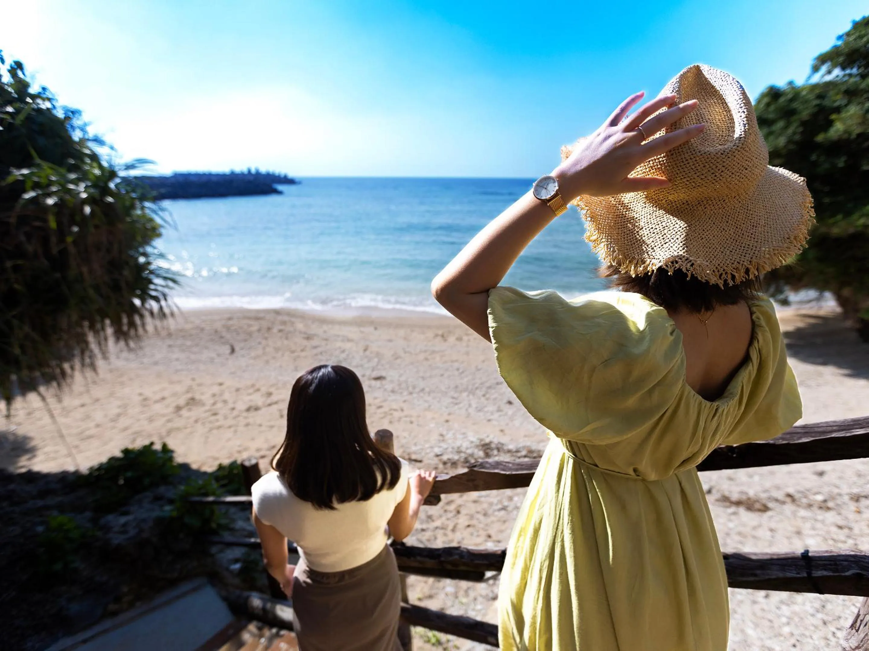 Beach in Umi No Terrace Yomitan Toya