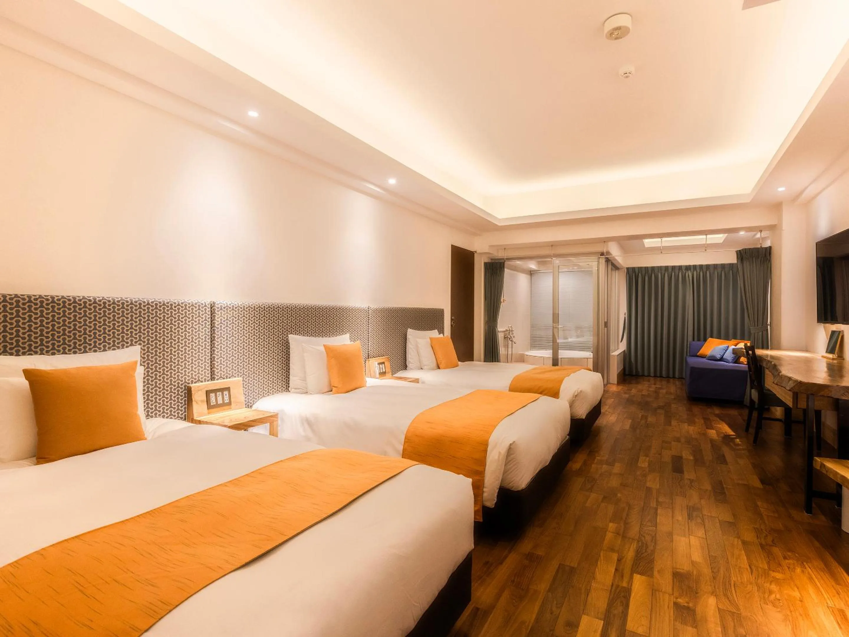 Photo of the whole room in Umi No Terrace Yomitan Toya