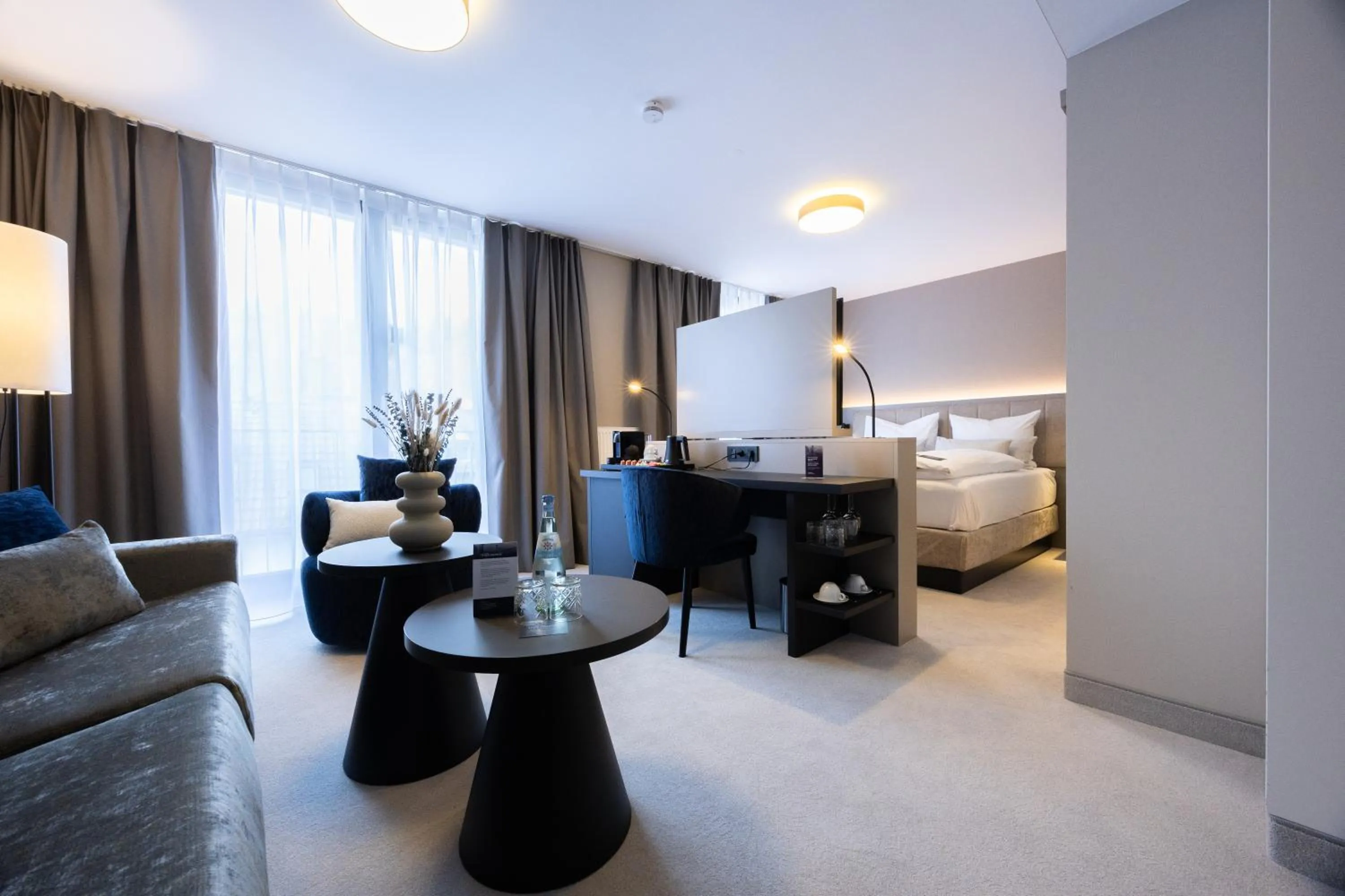 Bed in Digital Hotel Kronjuwel by BRIGHT Waldkirch - Self Check-in