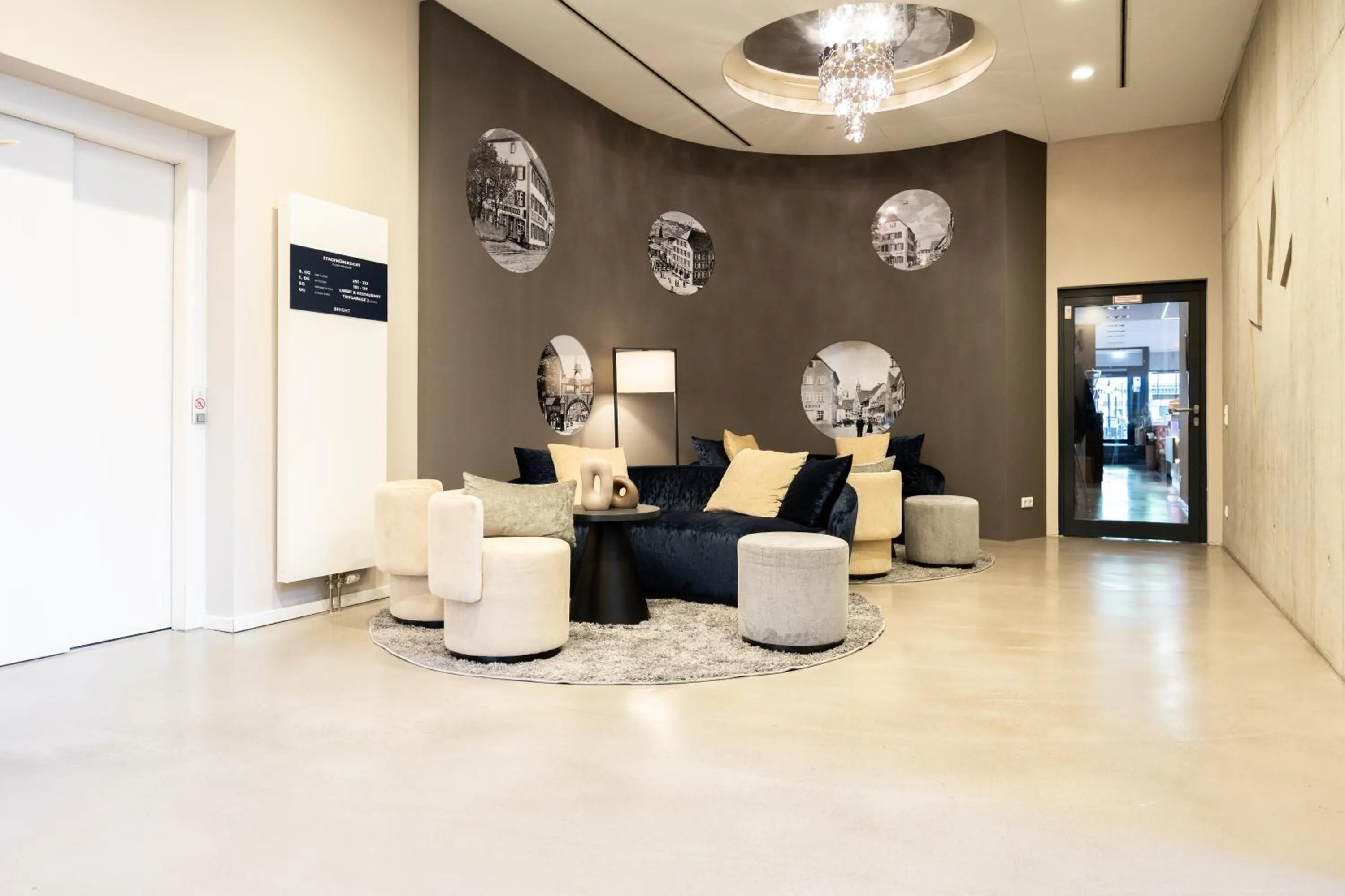 Lobby or reception in Digital Hotel Kronjuwel by BRIGHT Waldkirch - Self Check-in