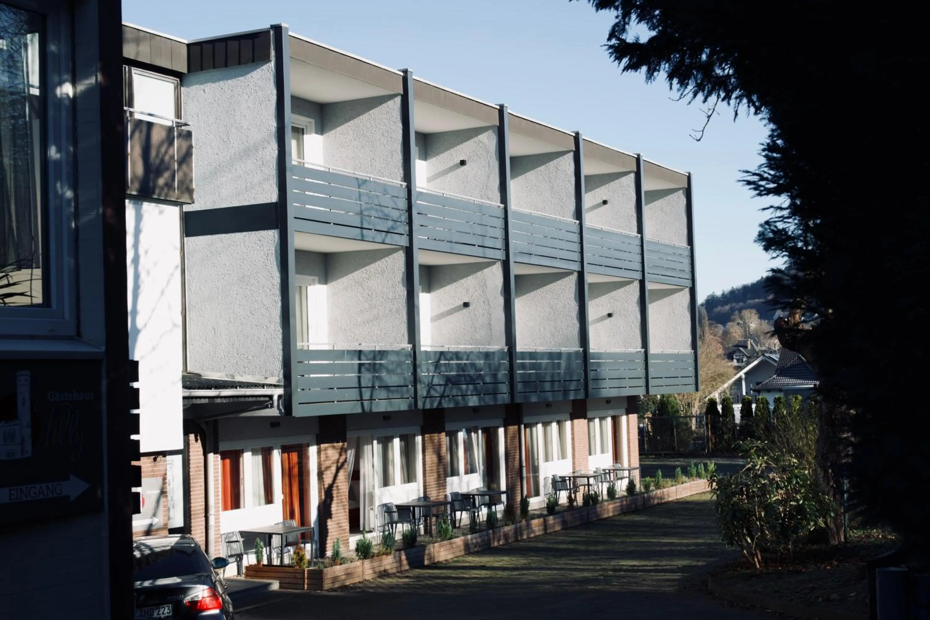 Property building in Gästehaus Tilly Hotel