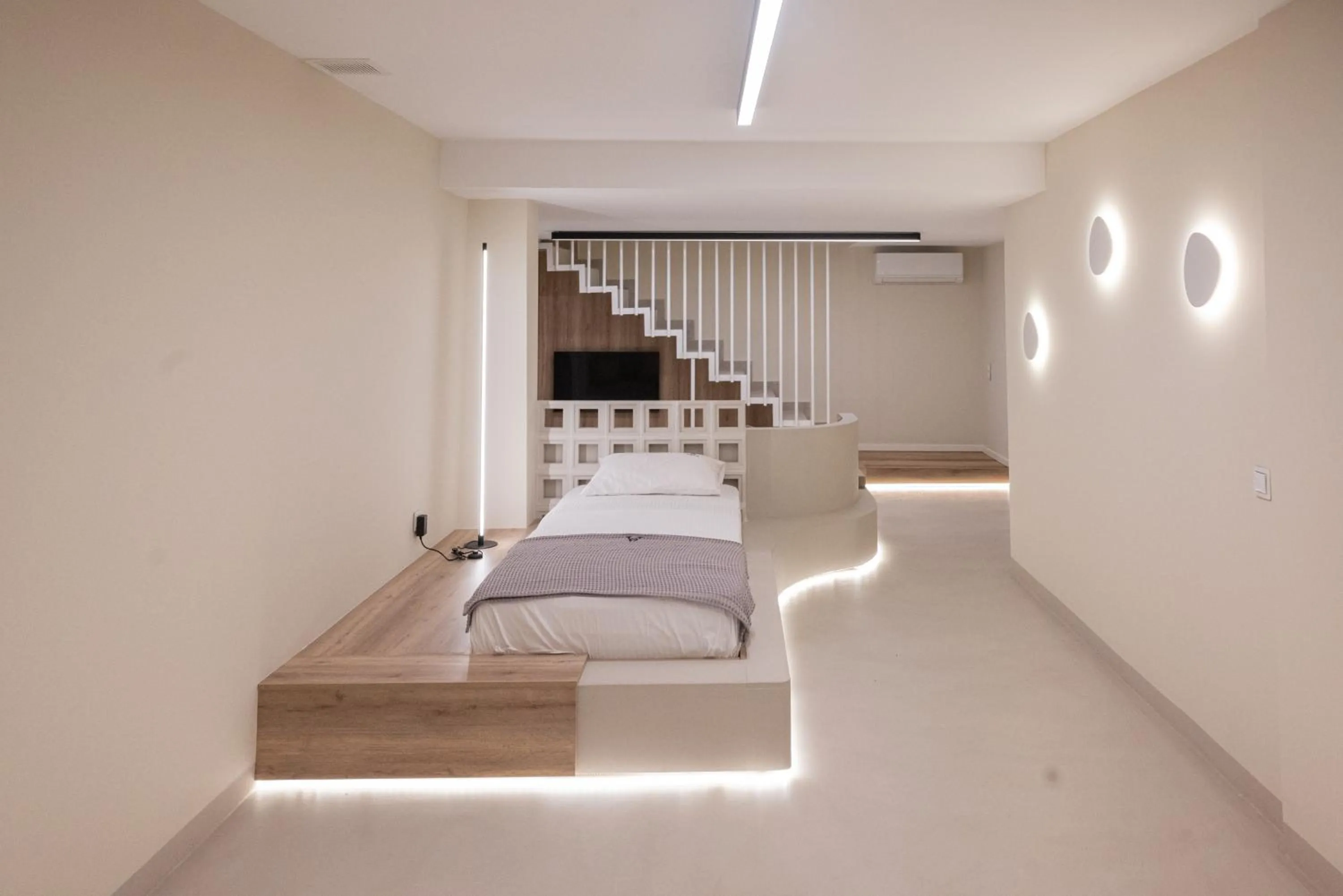 Bed in Anny's Residences & Suites