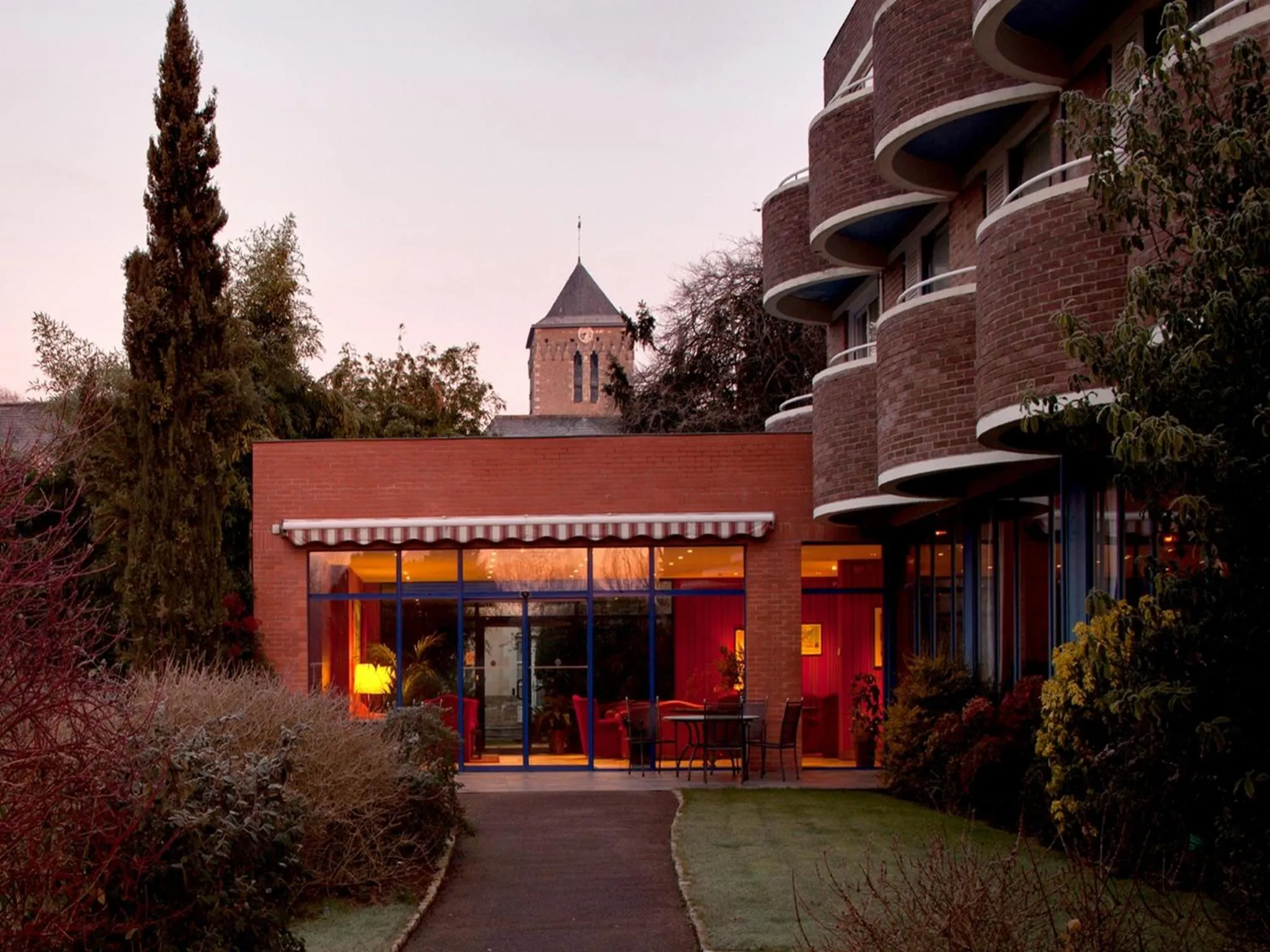 Patio in Grand Hôtel de Solesmes - Teritoria