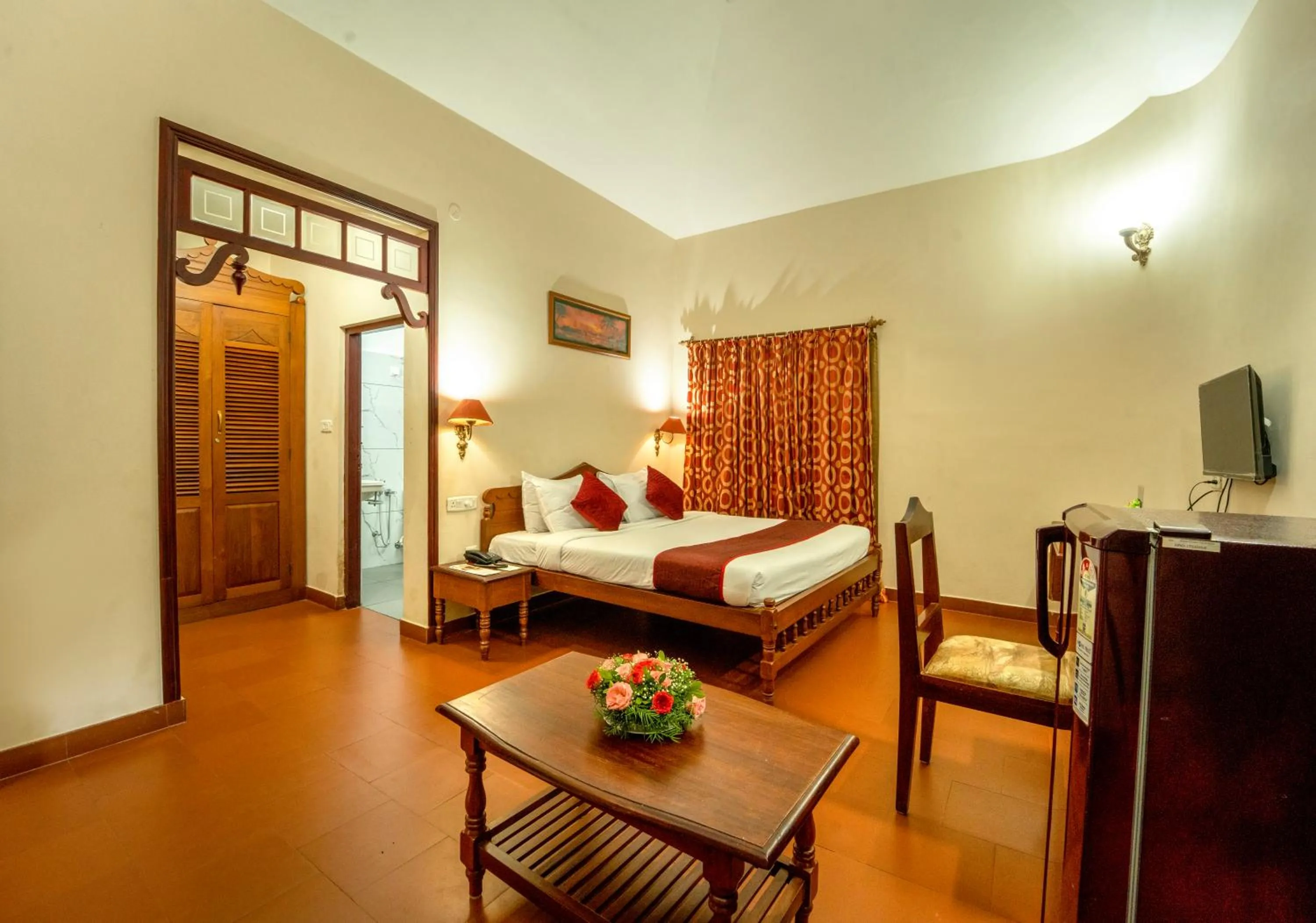 Bedroom, Bed in Pagoda Resorts Alleppey