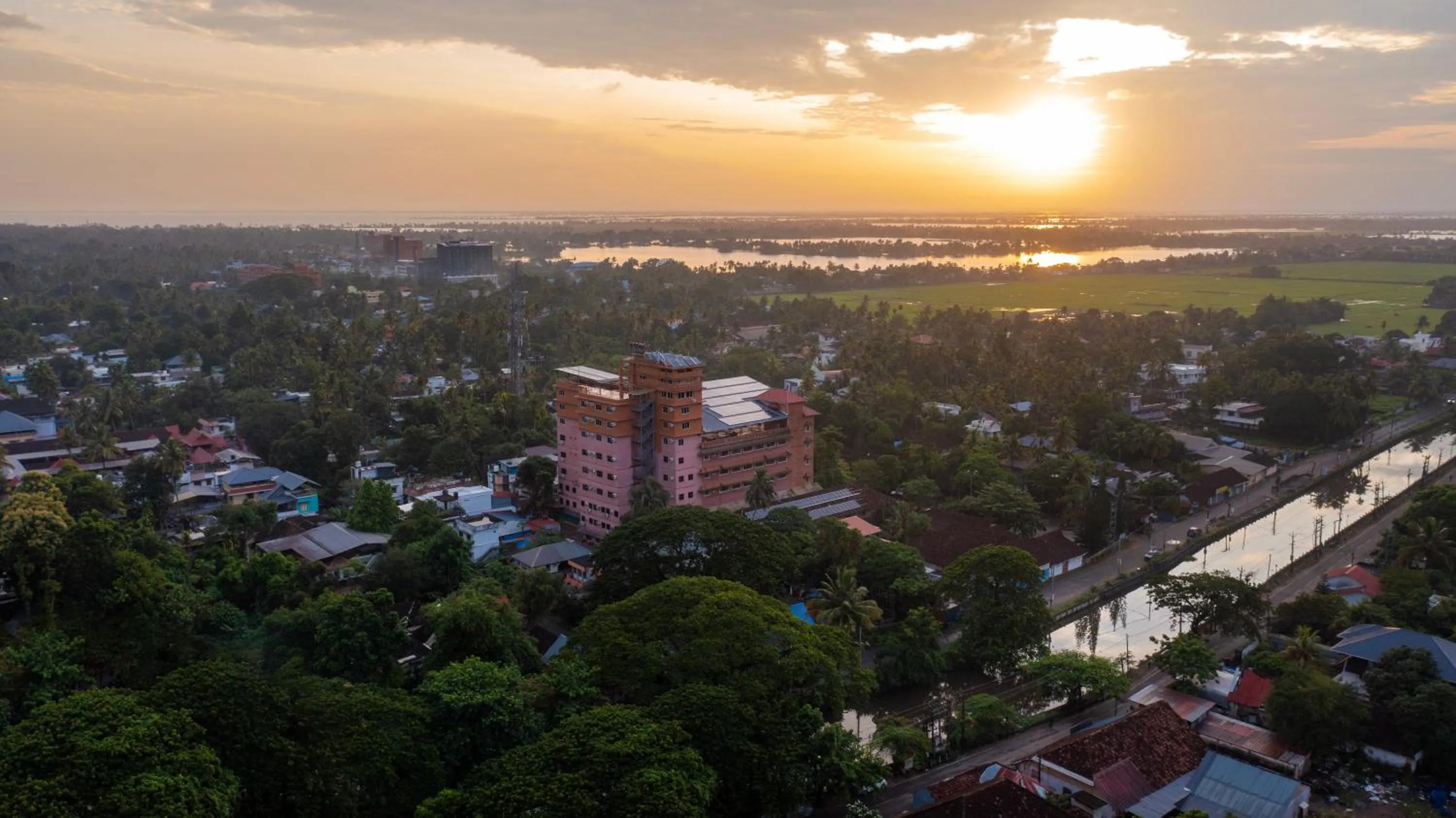 Property building in Pagoda Resorts Alleppey