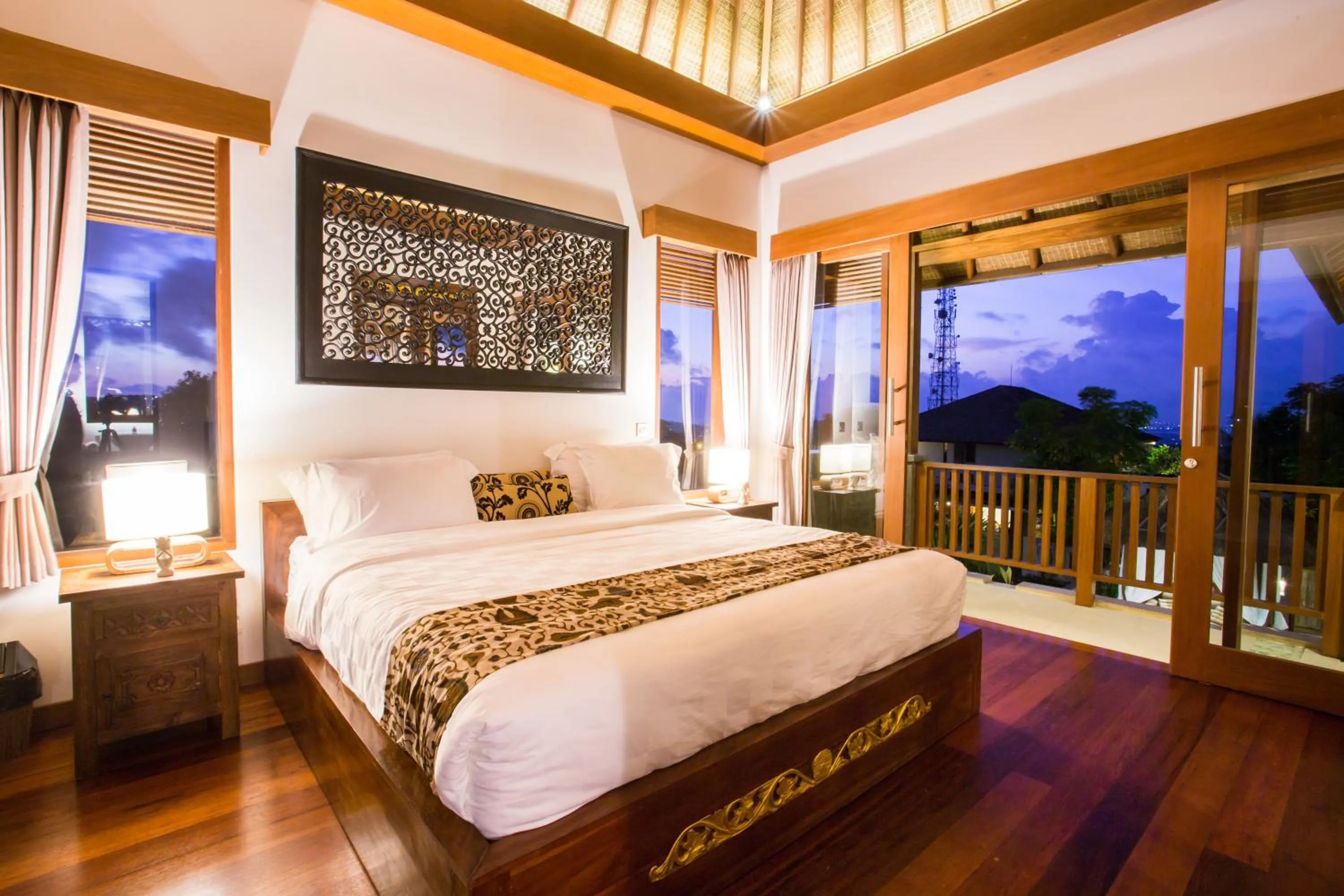 Night, Bed in Villa DK - Bali