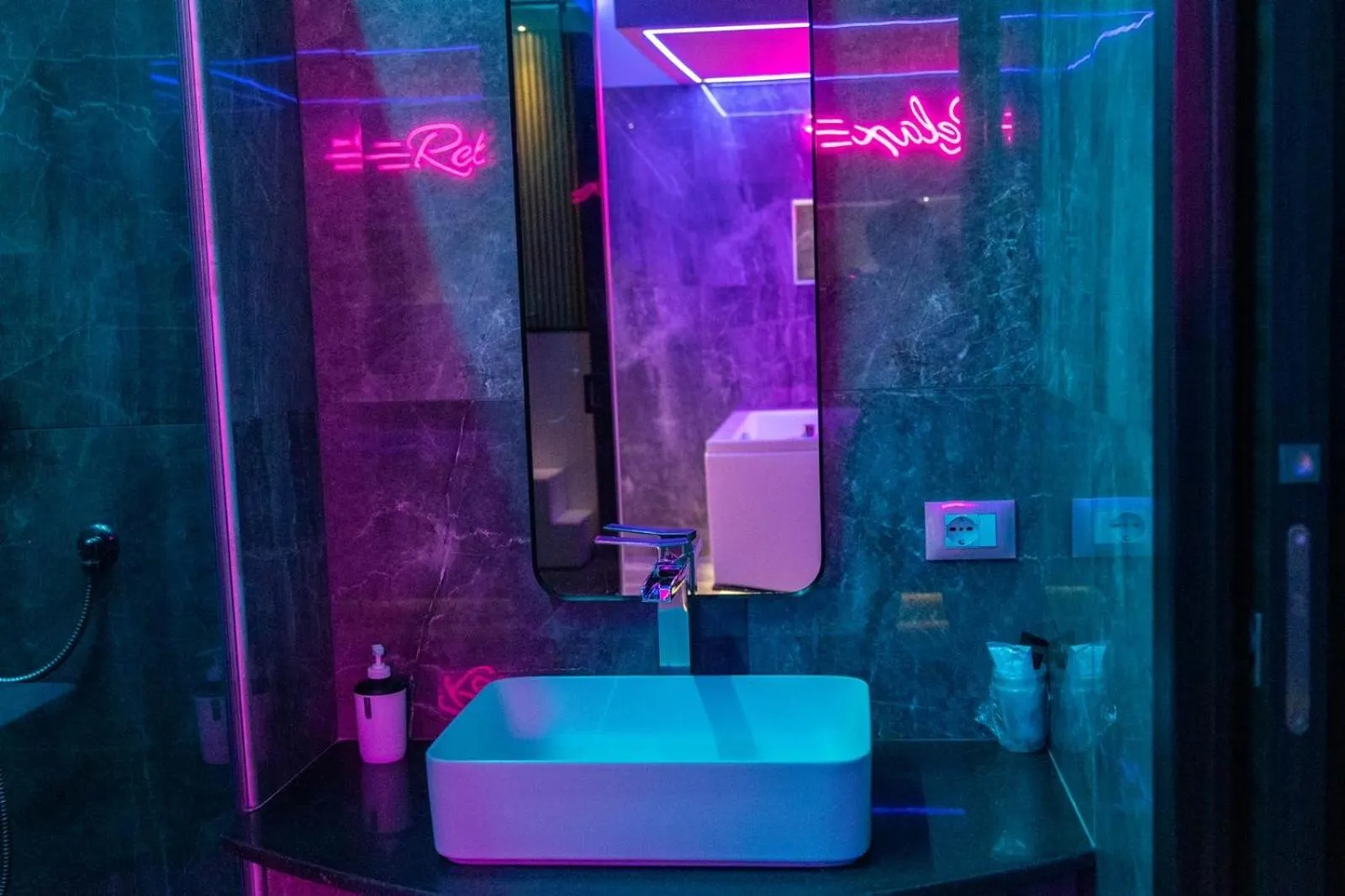 Bathroom in B&B Del Centro e SPA