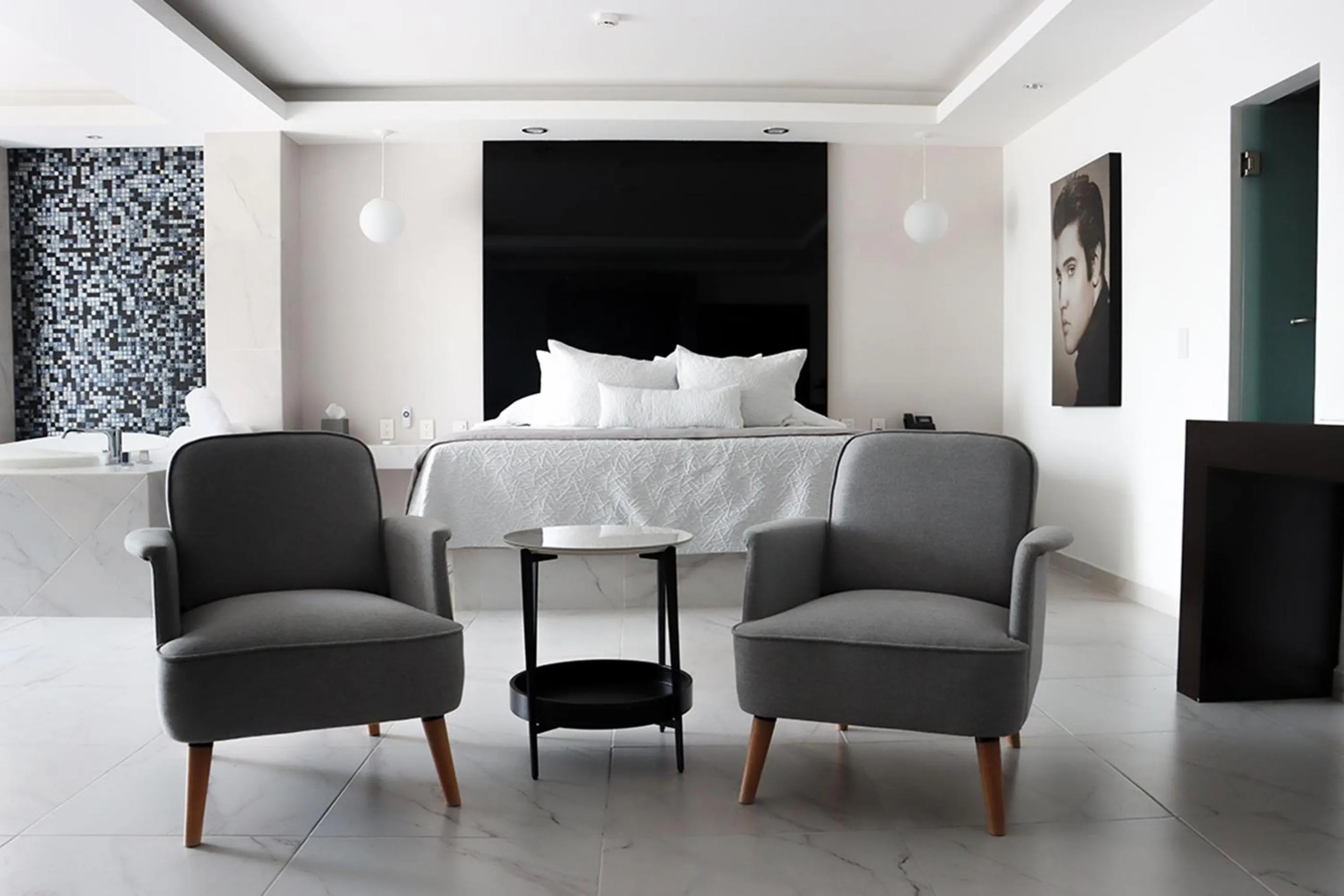 Living room, Bed in Casa Tabachin