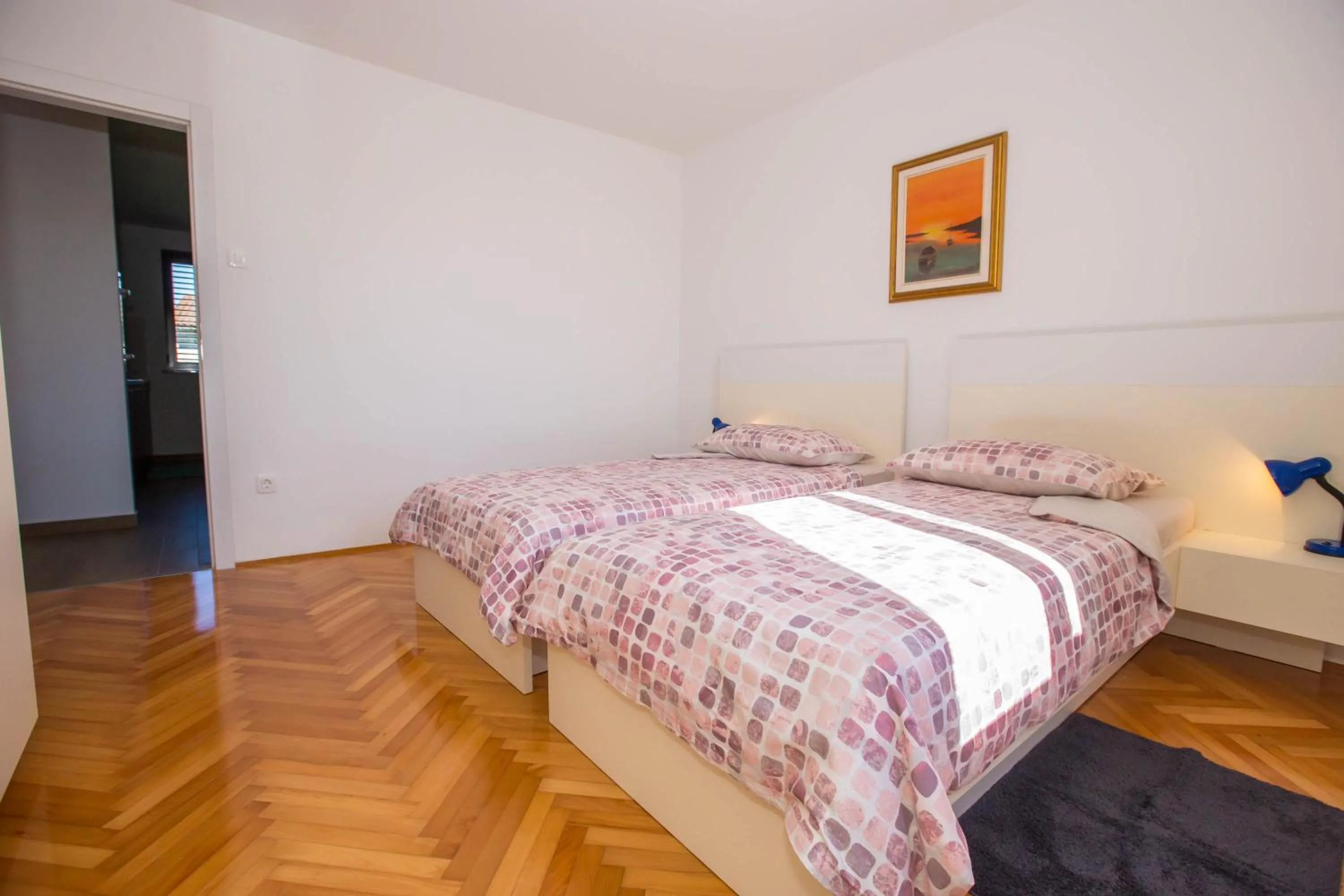 Bedroom, Bed in Apartment Ivan