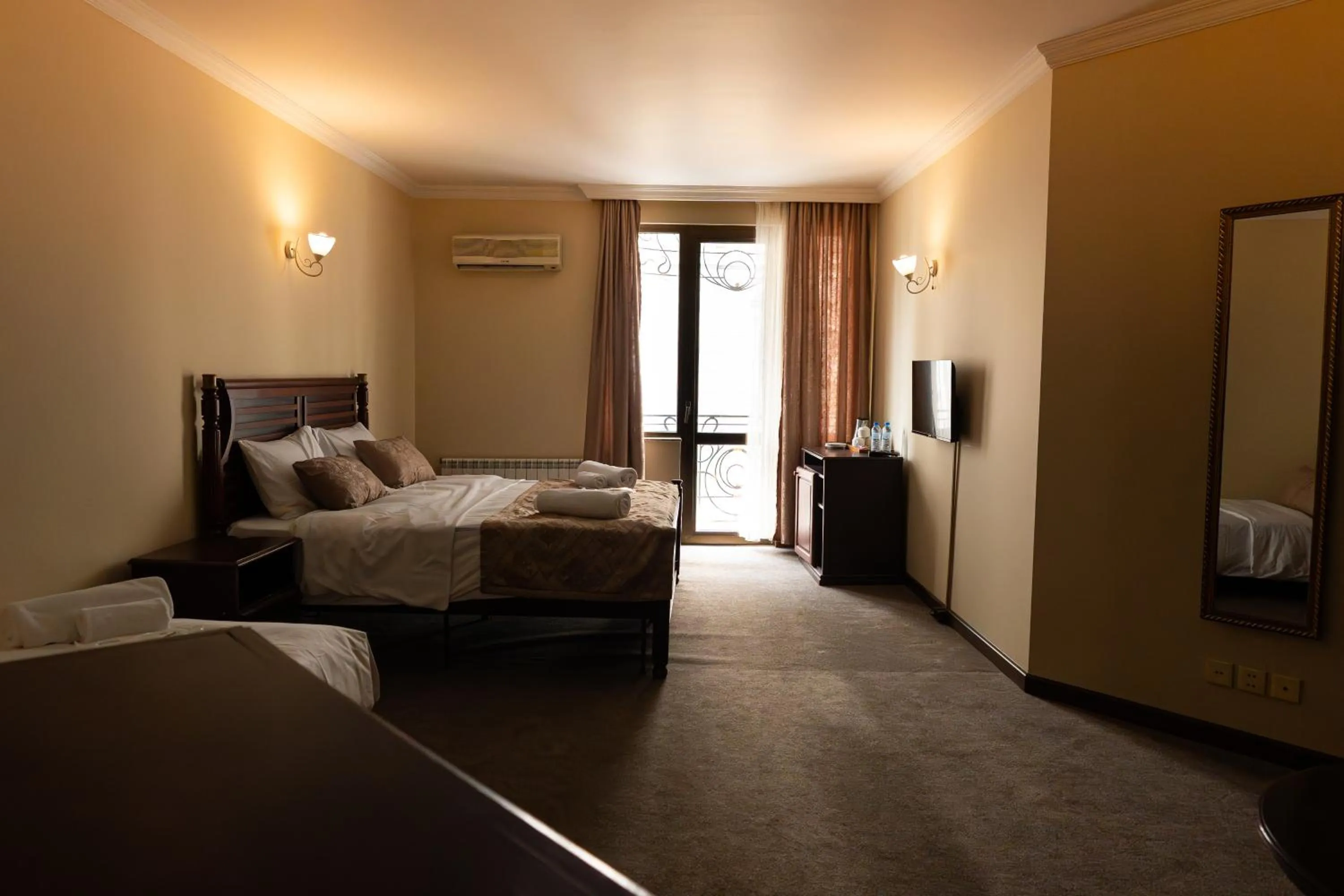 Balcony/Terrace, Bed in Ritsa Boutique Hotel