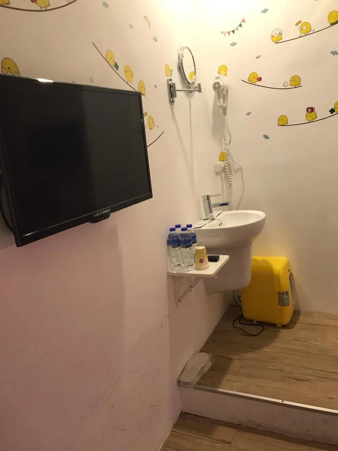 TV and multimedia in SleepBox Hostel