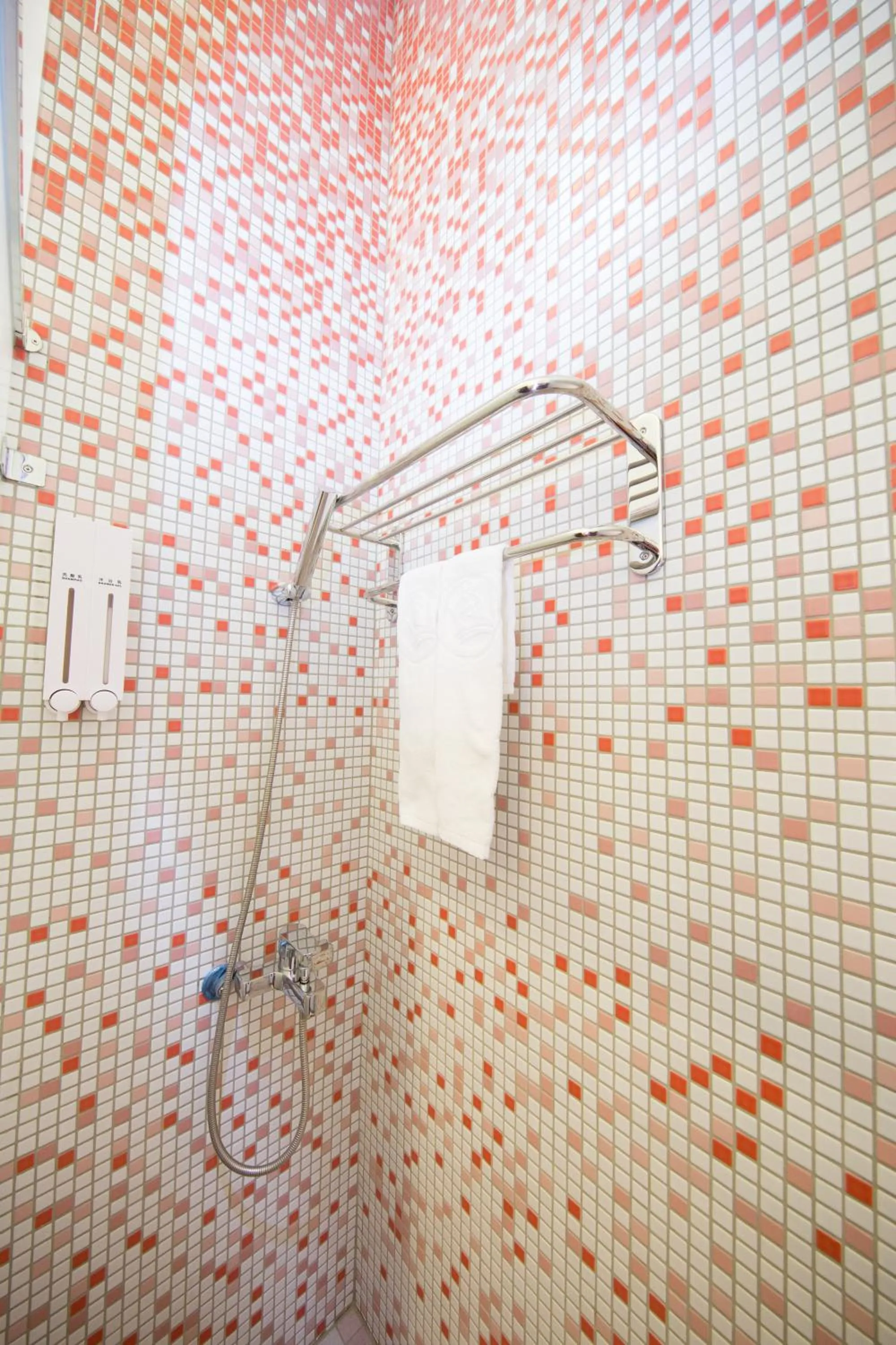 Shower in SleepBox Hostel