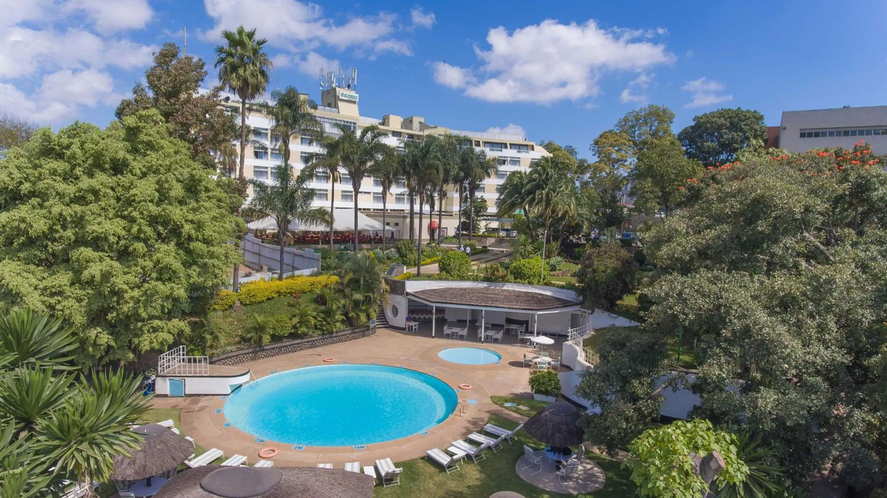 Pool view in Sunbird Mount Soche