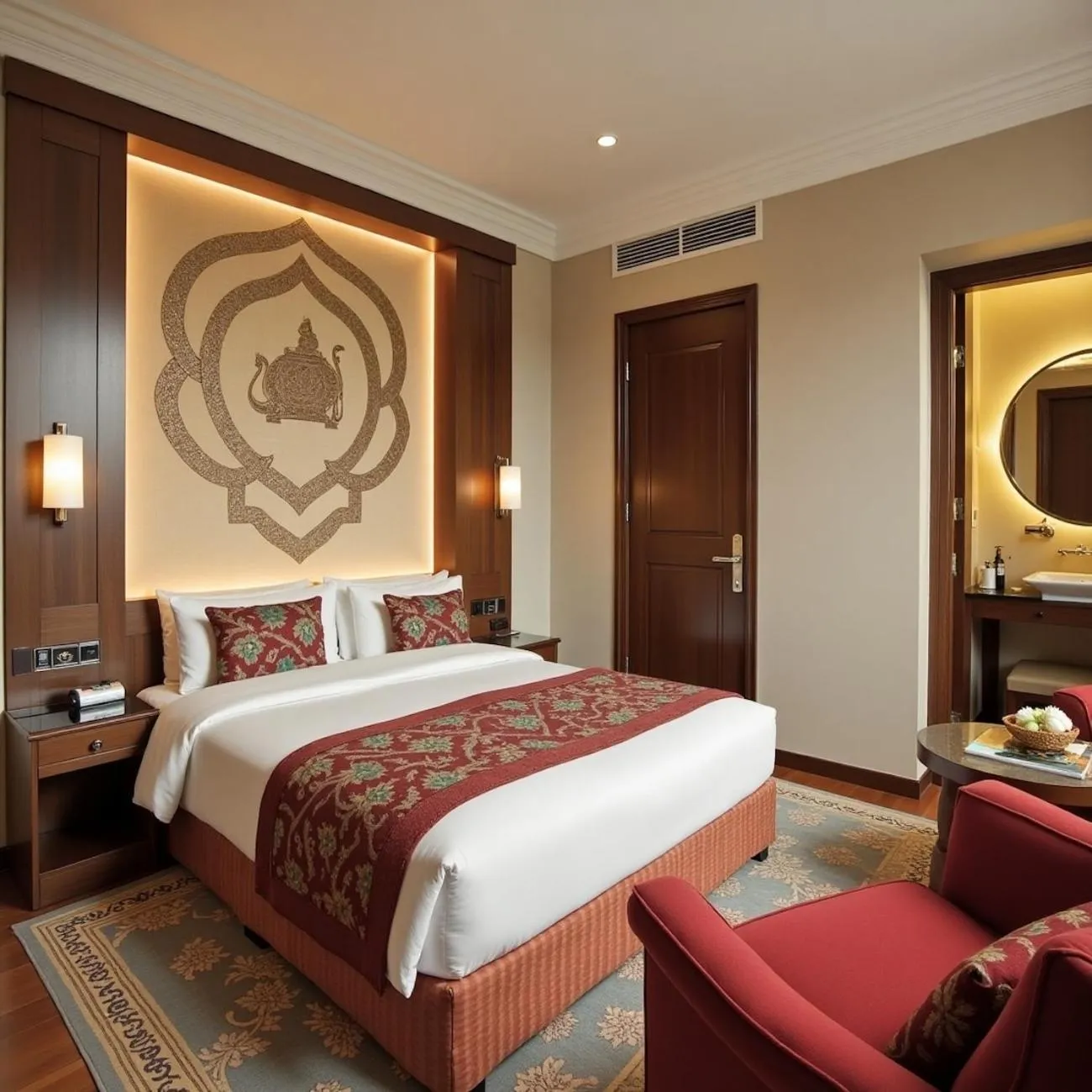 Bedroom, Bed in Hotel Urban Royale - IGI Airport Delhi