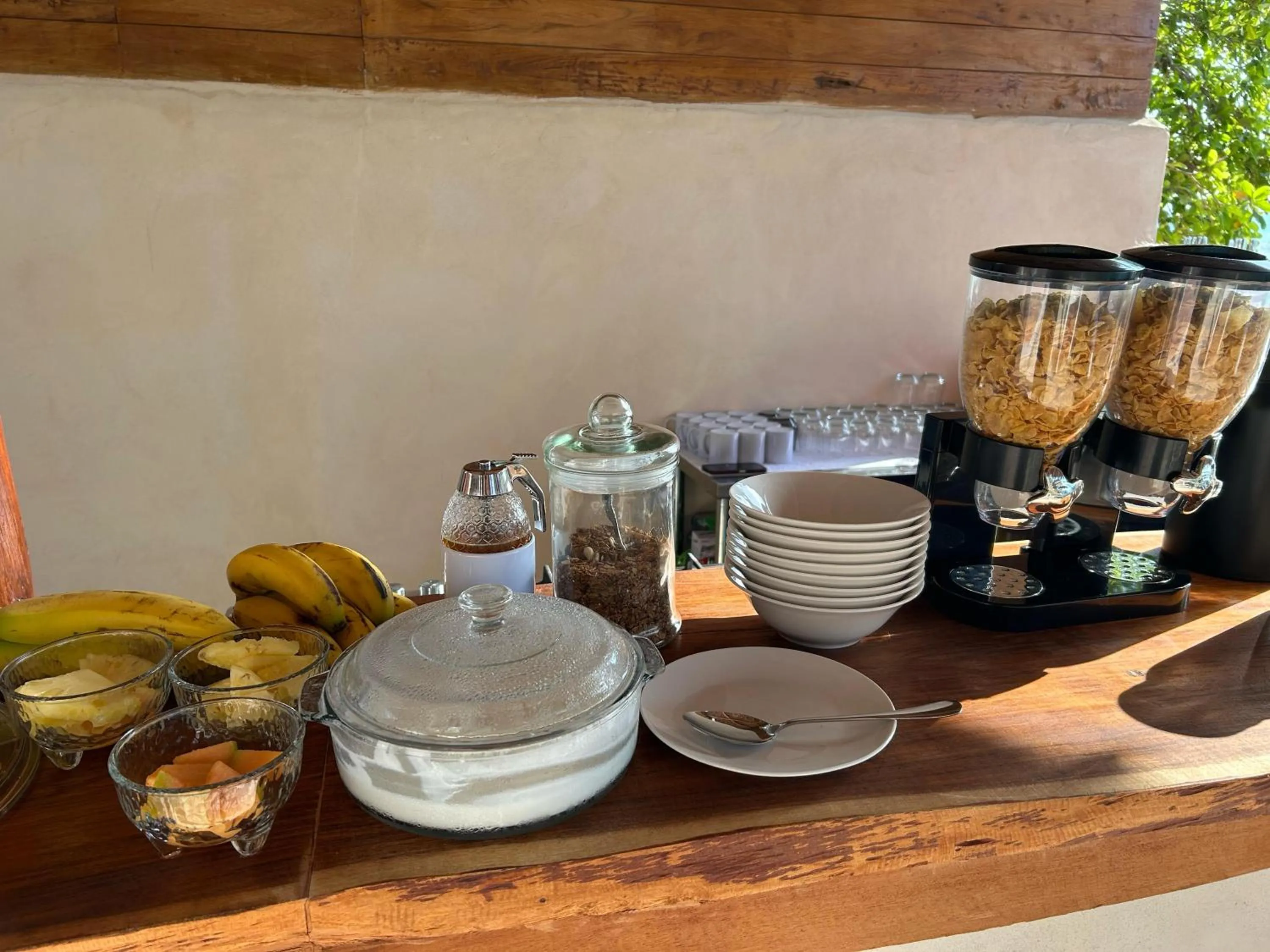 Breakfast in Hotel Solana Bacalar Lakefront