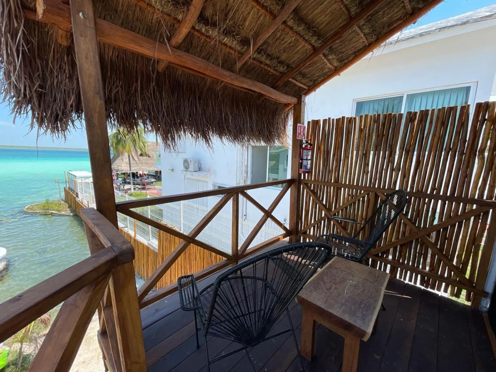 Balcony/Terrace in Hotel Solana Bacalar Lakefront