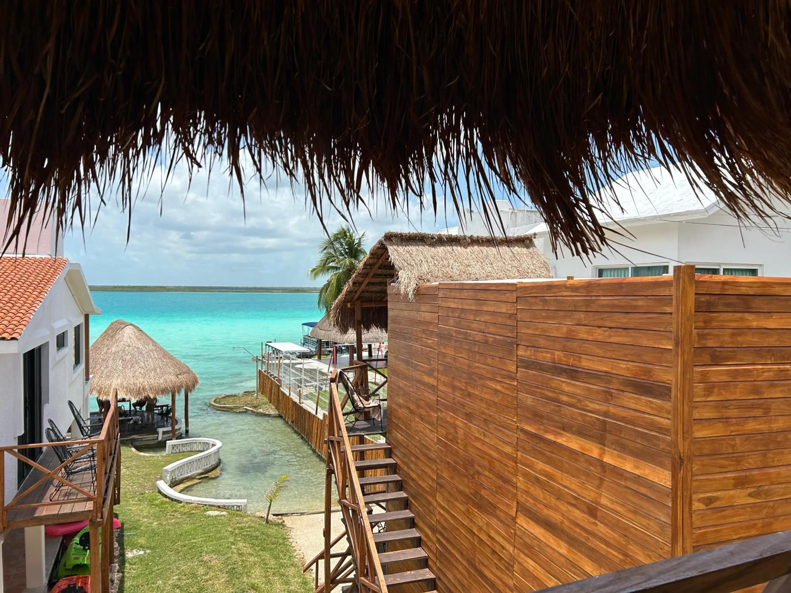 Balcony/Terrace in Hotel Solana Bacalar Lakefront