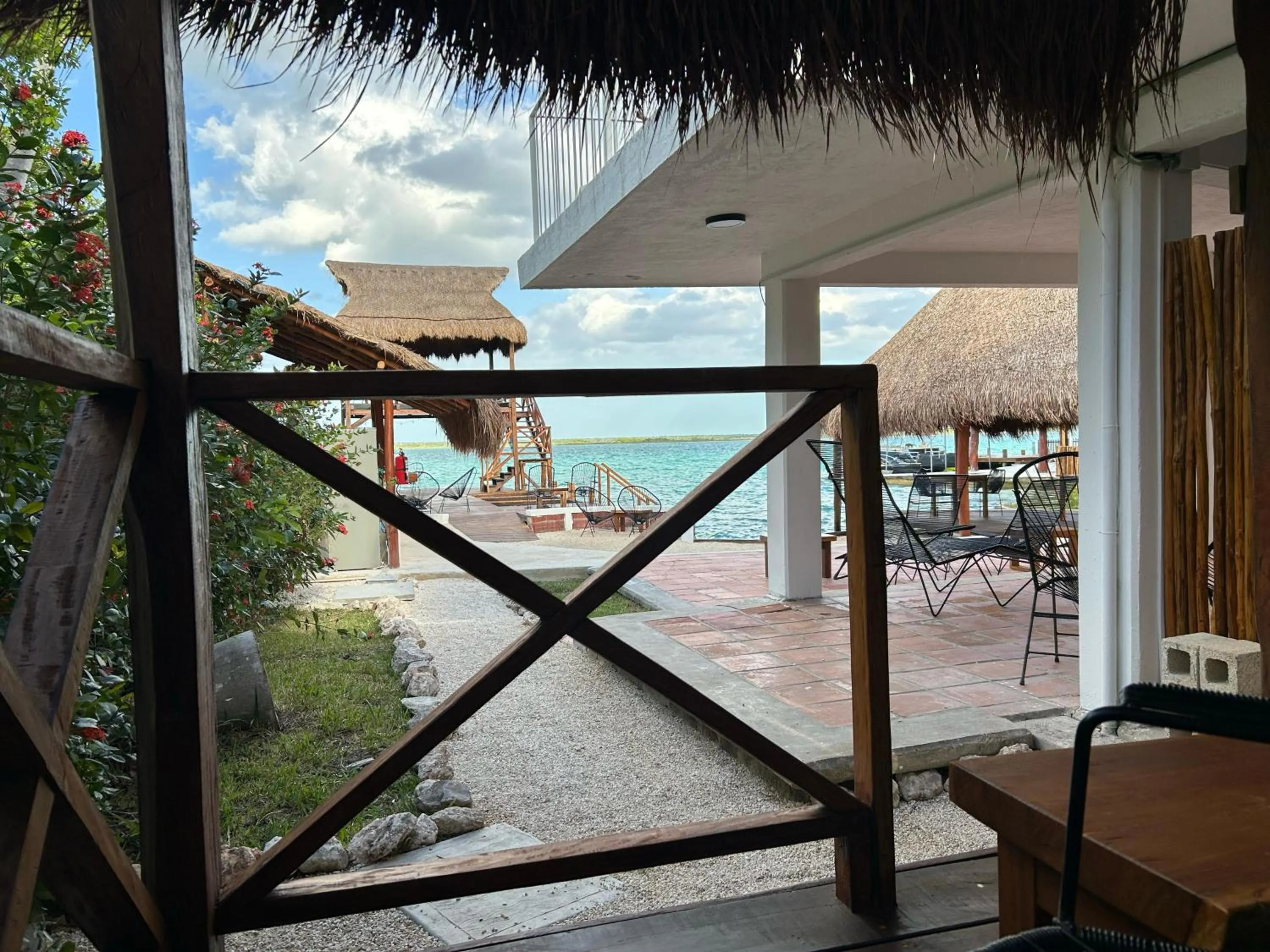 Balcony/Terrace in Hotel Solana Bacalar Lakefront