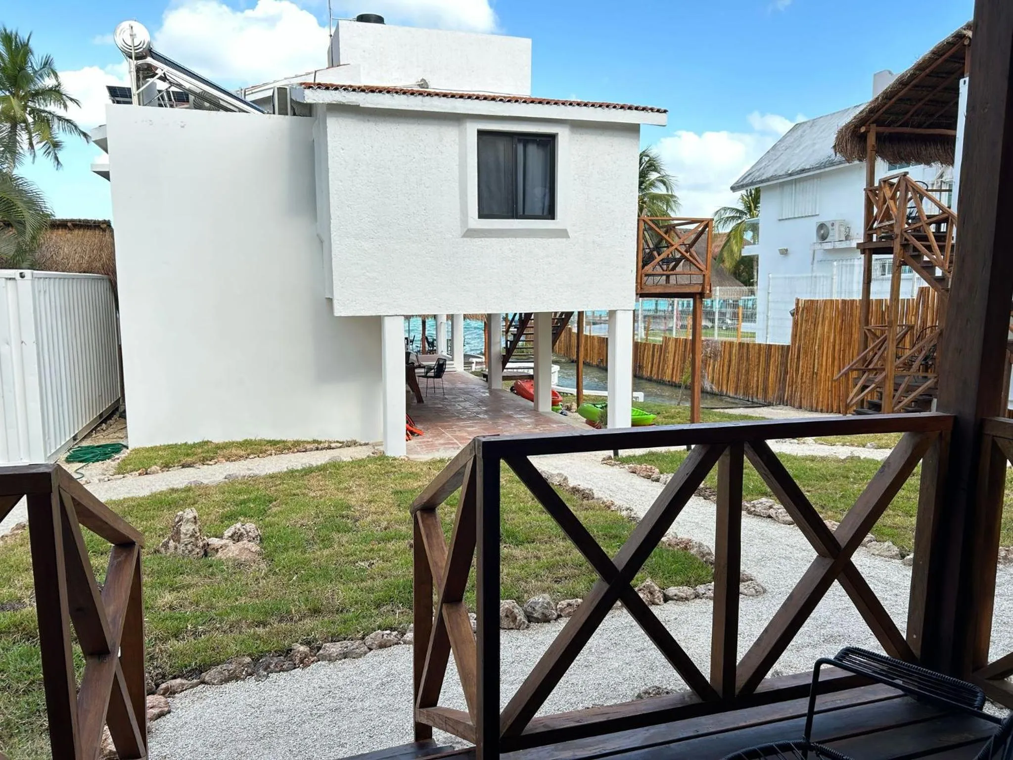 Balcony/Terrace in Hotel Solana Bacalar Lakefront