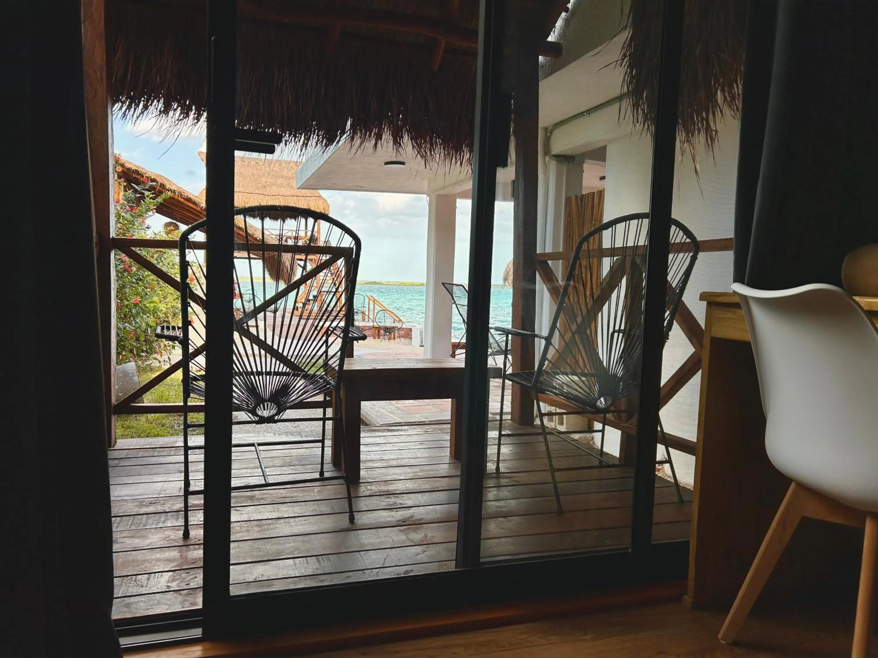Balcony/Terrace in Hotel Solana Bacalar Lakefront