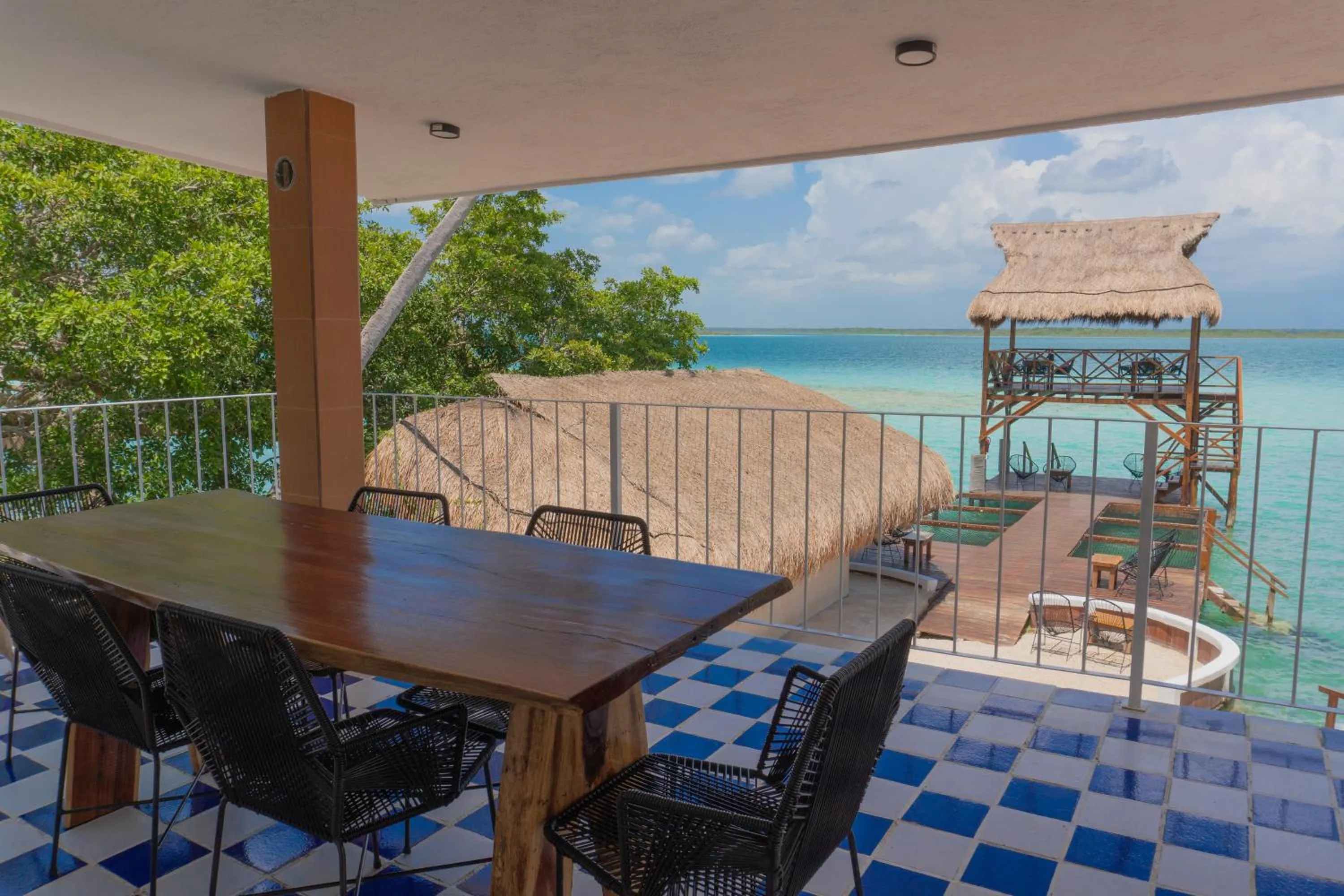 Balcony/Terrace in Hotel Solana Bacalar Lakefront