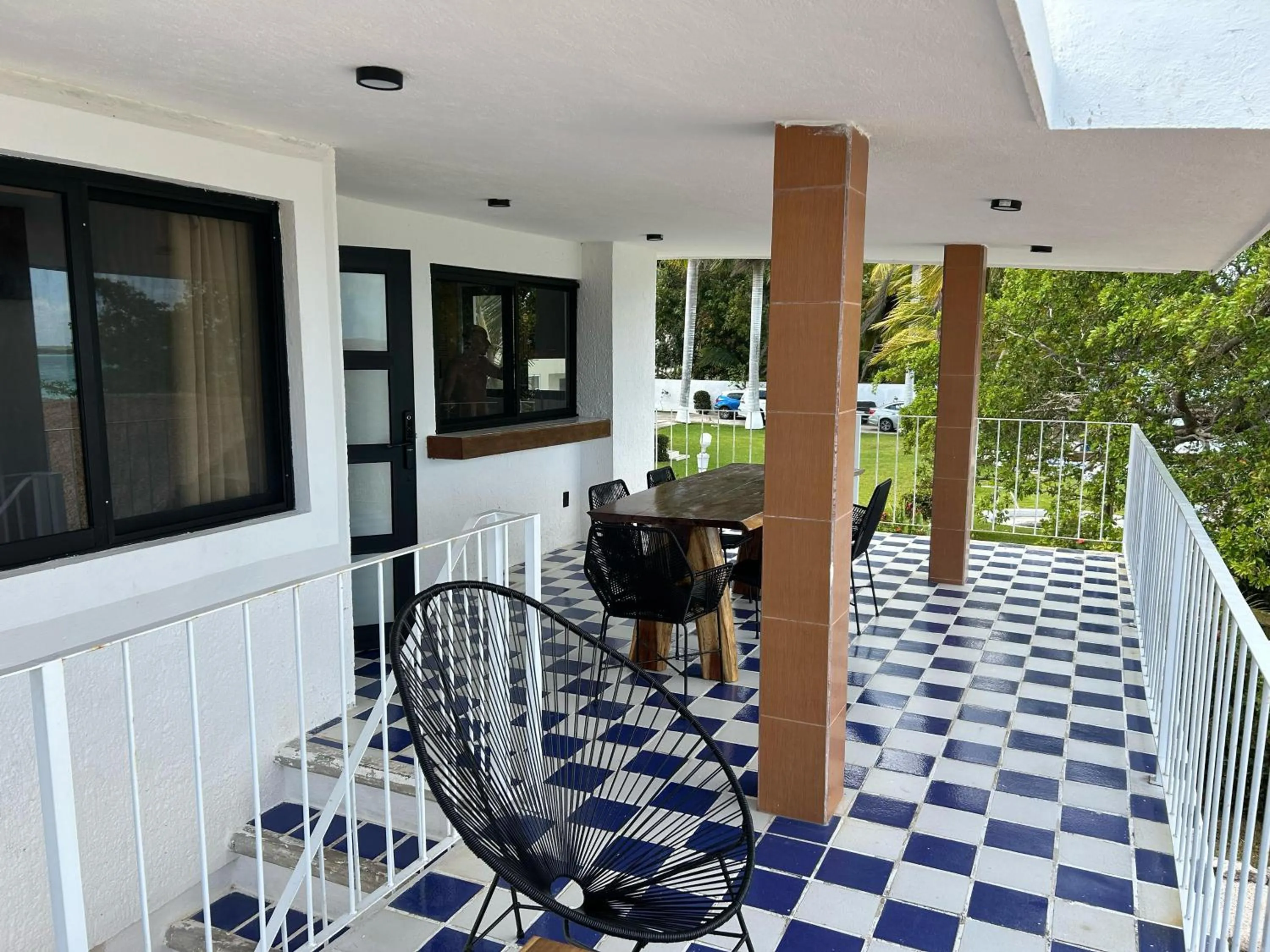 Balcony/Terrace in Hotel Solana Bacalar Lakefront